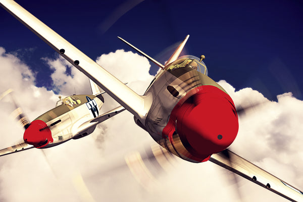 Build your way to Allied Victory with the P-51 Mustang Fighter Plane