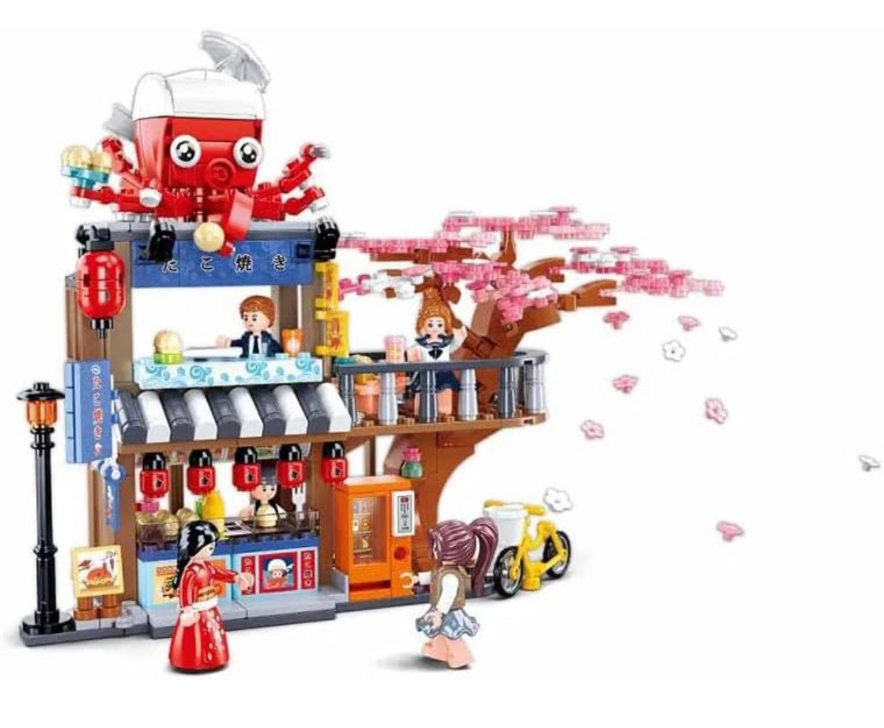 Tako Yaki Store Building Blocks Set | General Jim's Toys & Bricks | GJ-TYS