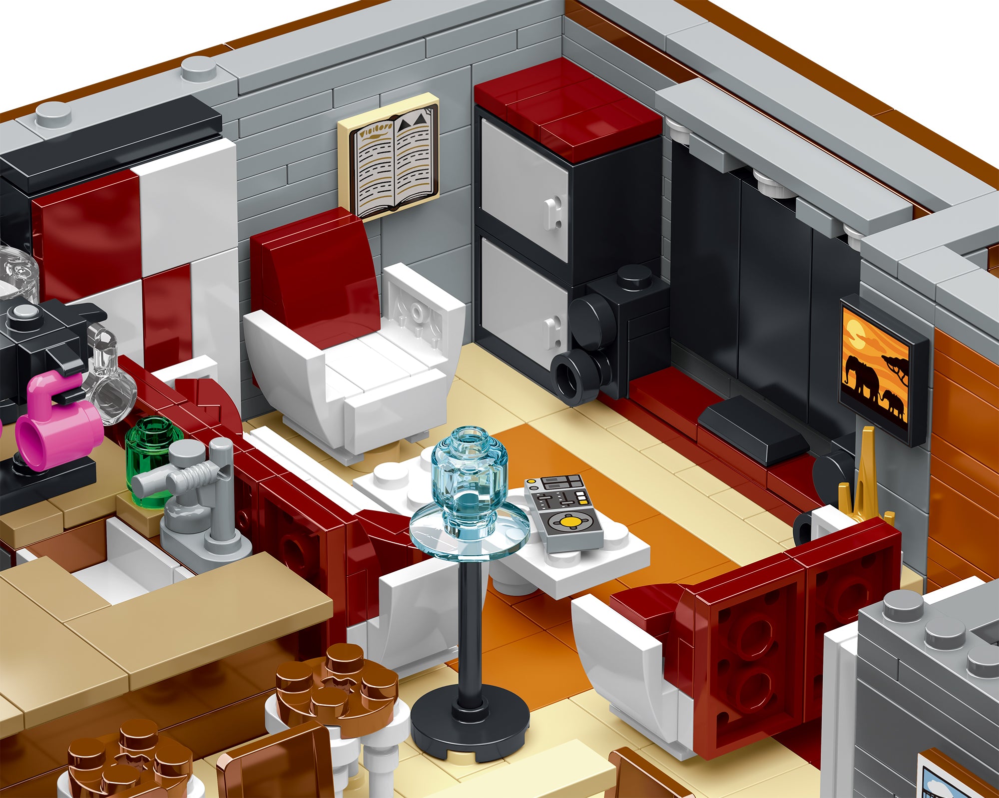 The Lambda House Lighted Building Blocks Set | General Jim's Toys & Bricks | GJ-TLH