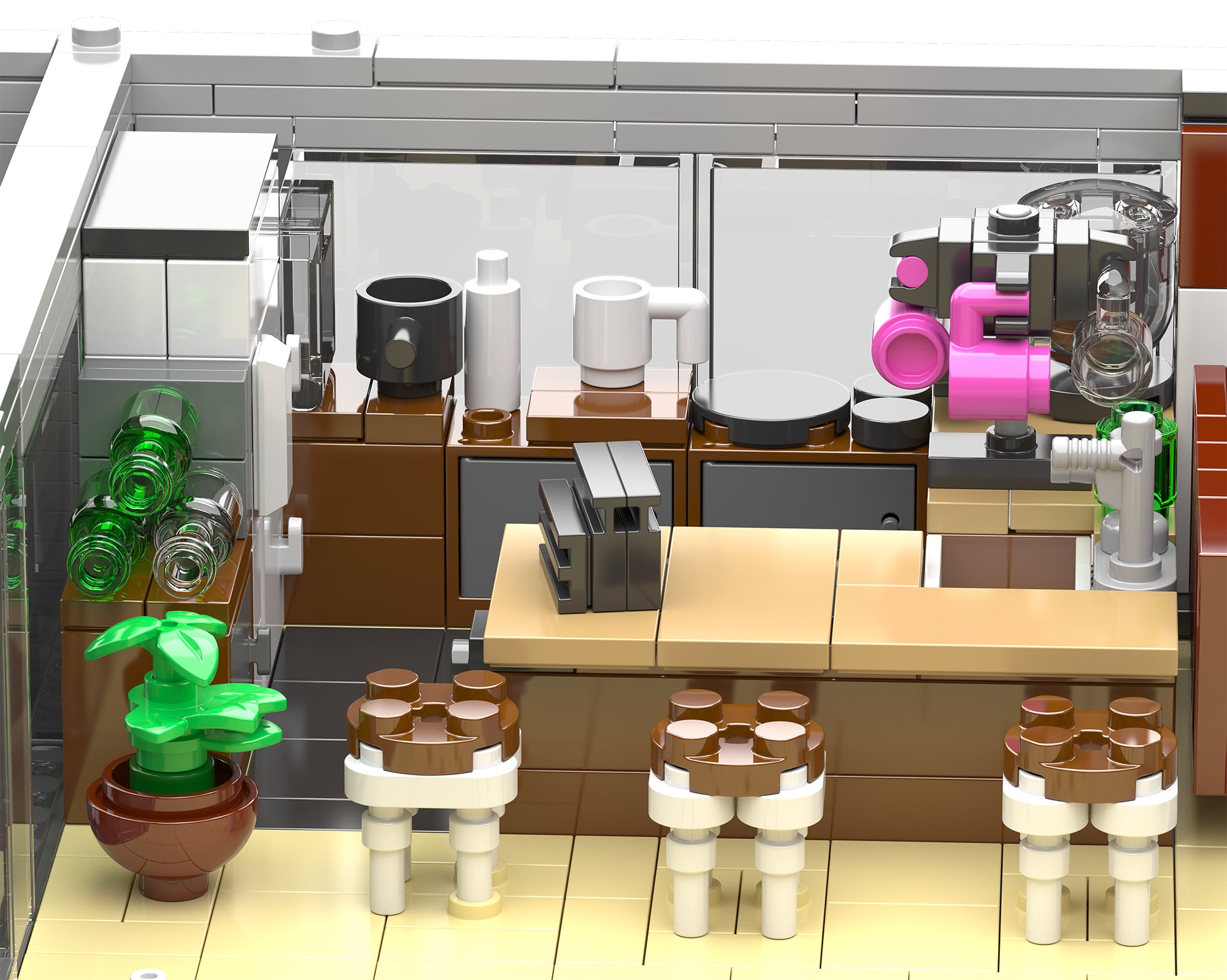 The Lambda House Lighted Building Blocks Set | General Jim's Toys & Bricks | GJ-TLH