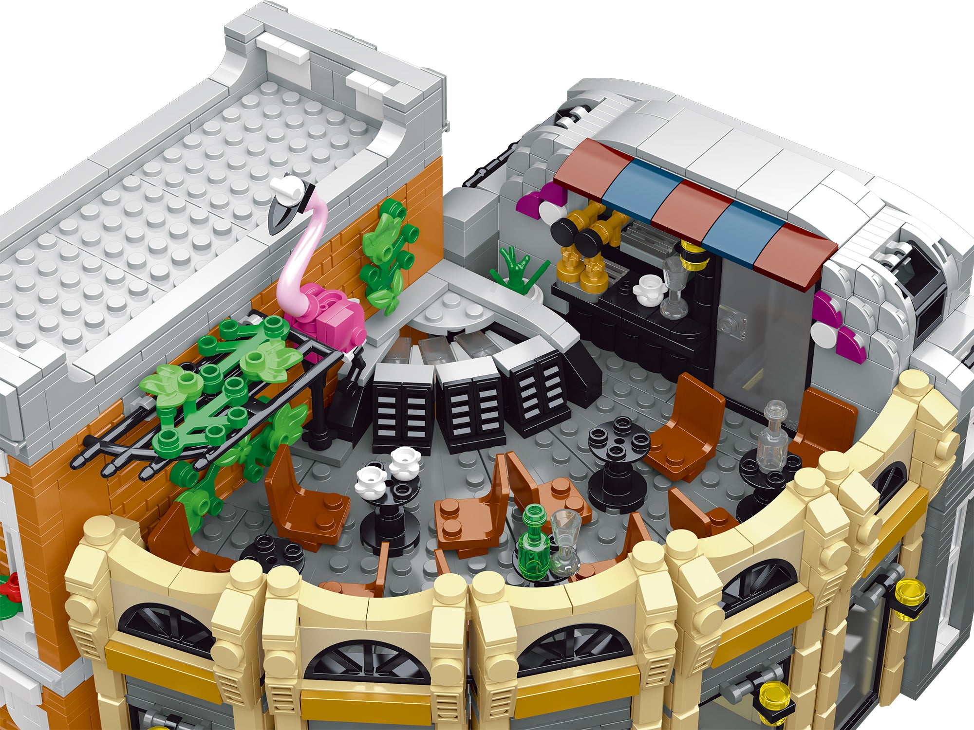 Corner Department Store Building Blocks Set | 3,231 Pieces | GJ-CDS