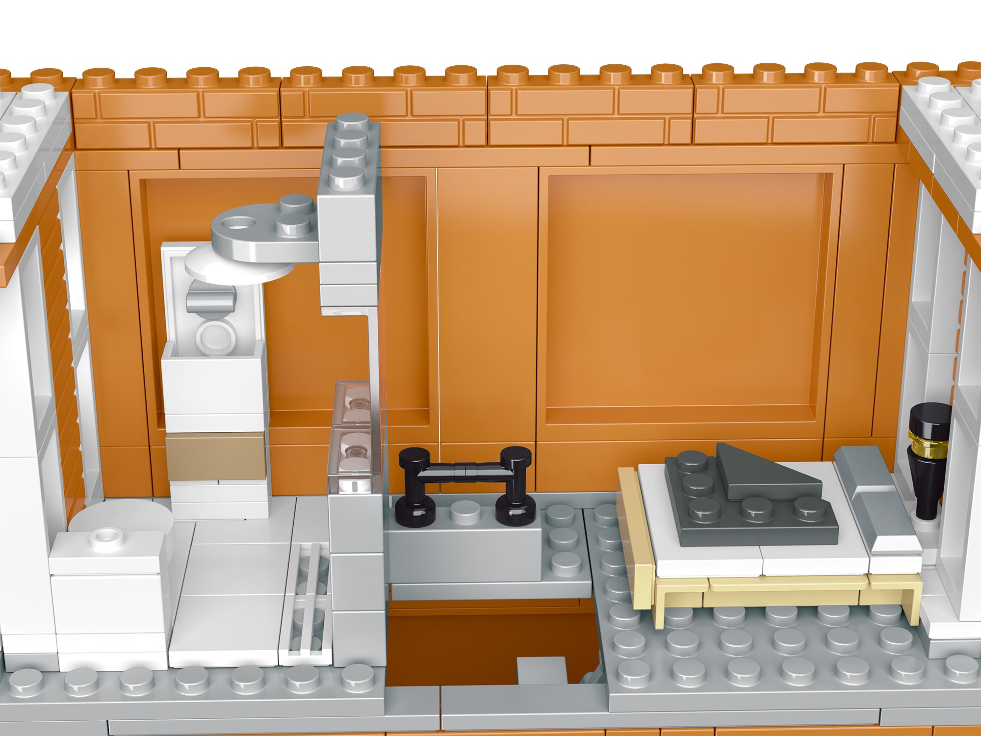 Corner Department Store Building Blocks Set | 3,231 Pieces | GJ-CDS