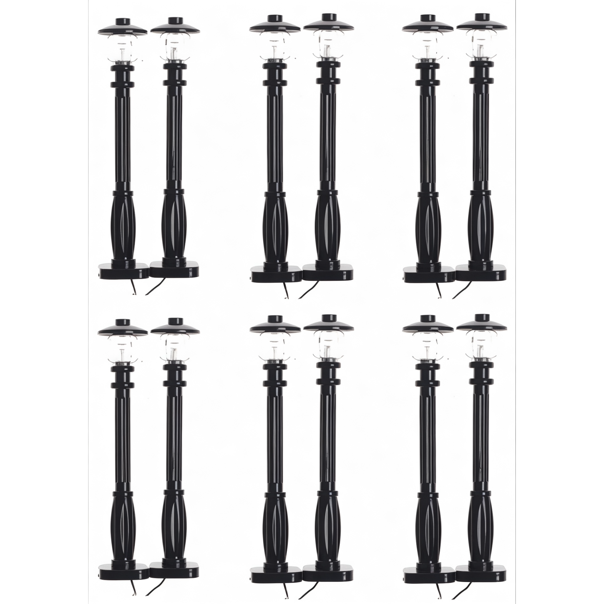 Lighted Street Lamp Posts – LED Accessory Set | General Jim's Toys & Bricks |