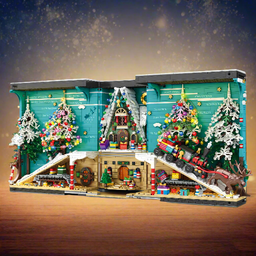 Christmas Book Nook Santa’s Workshop Building Block Set| General Jim's Toys | GJ-CBN