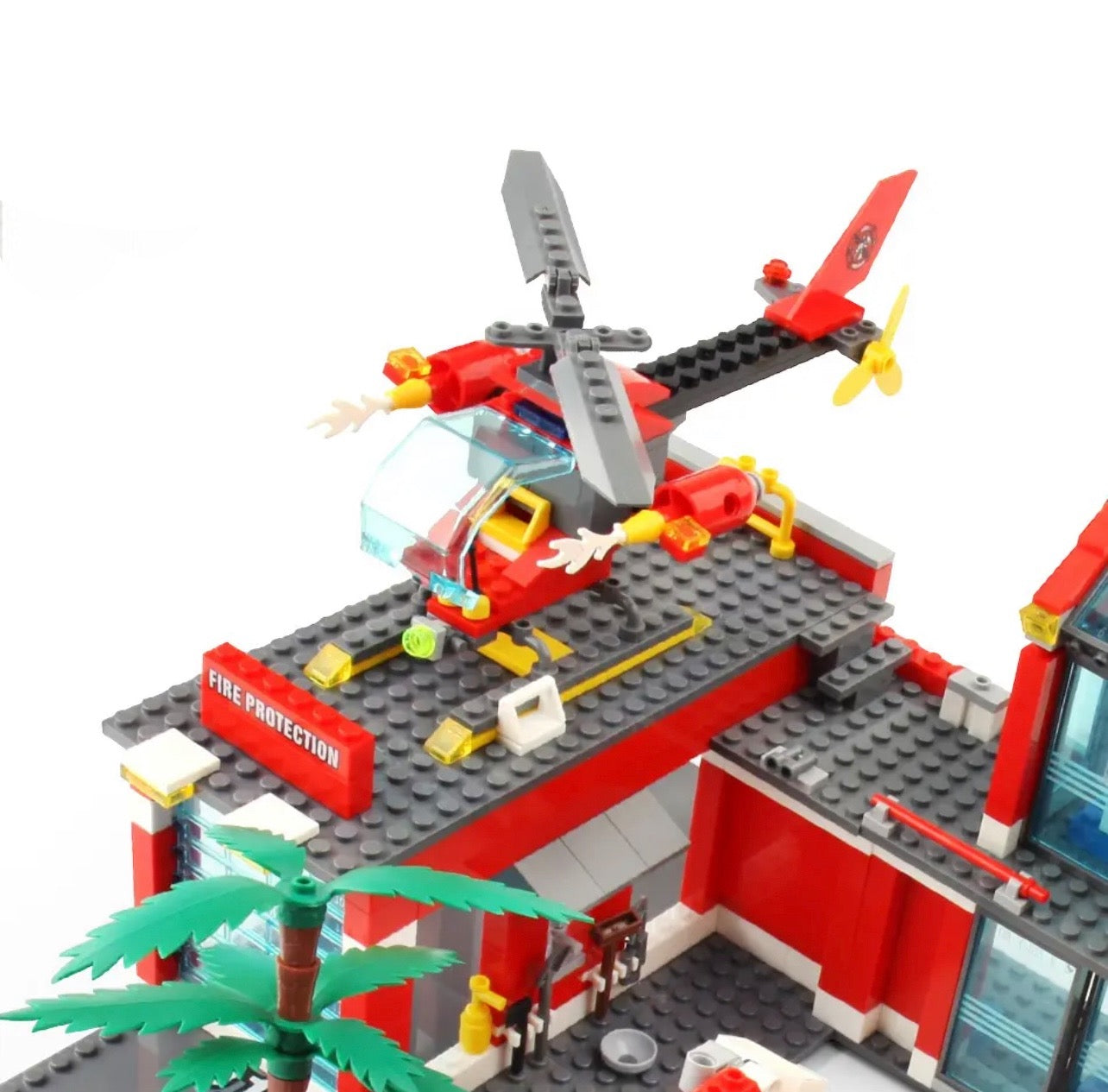 General Jim’s Multi-Vehicle Fire Station Building Block Set |General Jim's Toys & Bricks | GJ-FSWV
