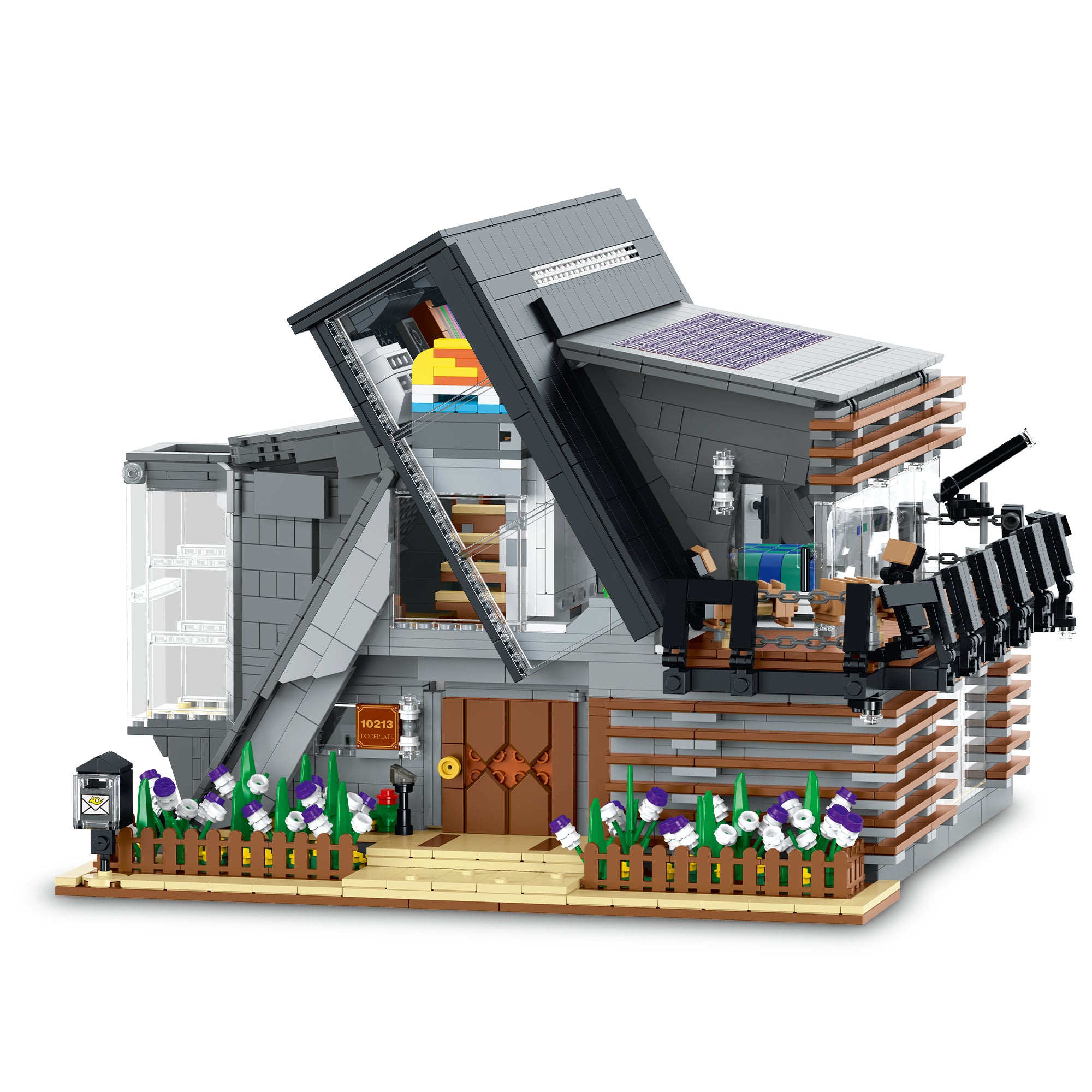 The Lambda House Lighted Building Blocks Set | General Jim's Toys & Bricks | GJ-TLH