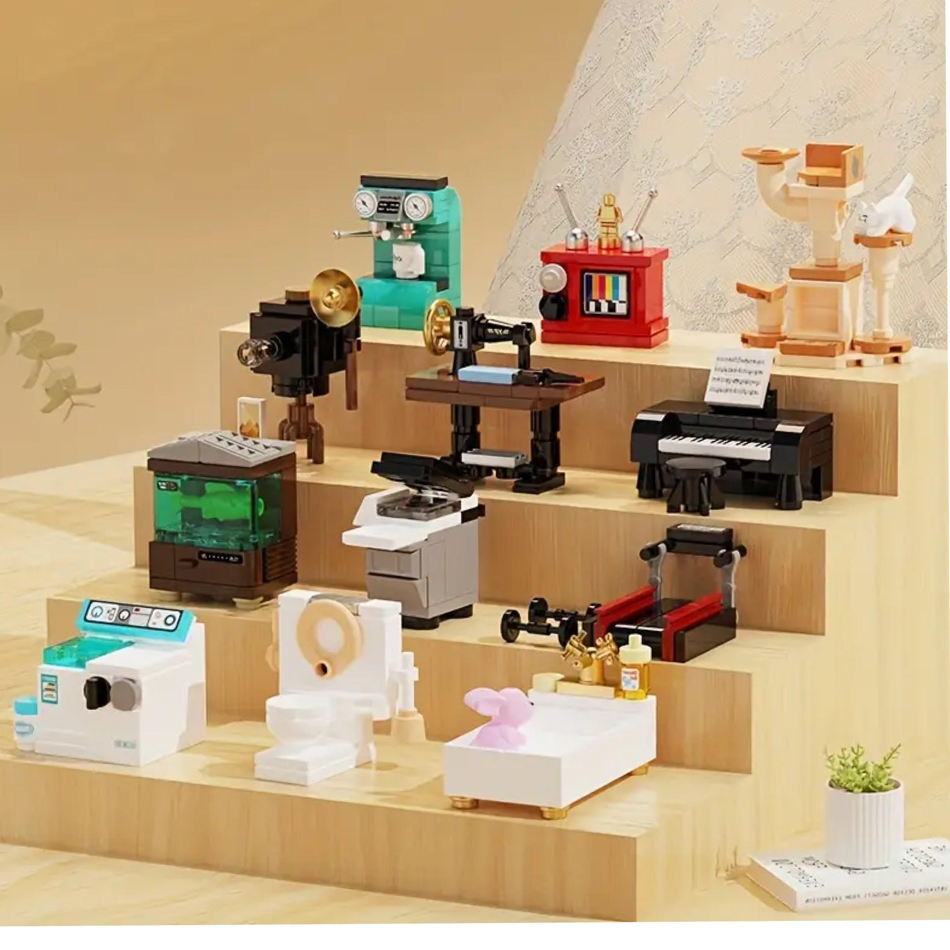 Home Furnishing Building Blocks -Set #3 | General Jim’s Toys & Bricks | GJ-HFS3