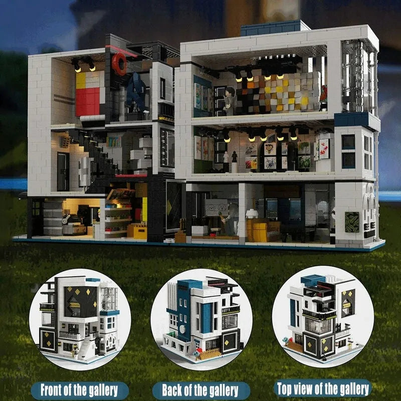 Modular Art Gallery Building Blocks Set | General Jim's Toys & Bricks | GJ-AG