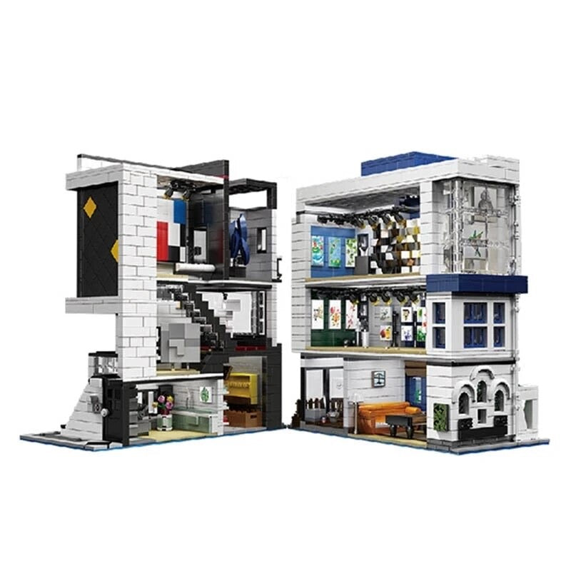 Modular Art Gallery Building Blocks Set | General Jim's Toys & Bricks | GJ-AG