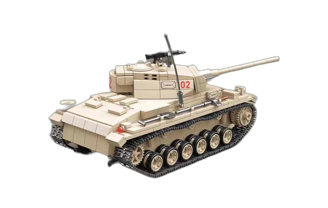 Pz.Kpfw III Ausf. L German Panzer Tank Building Blocks Set | General Jims Toys & Bricks | GJ-KPFW