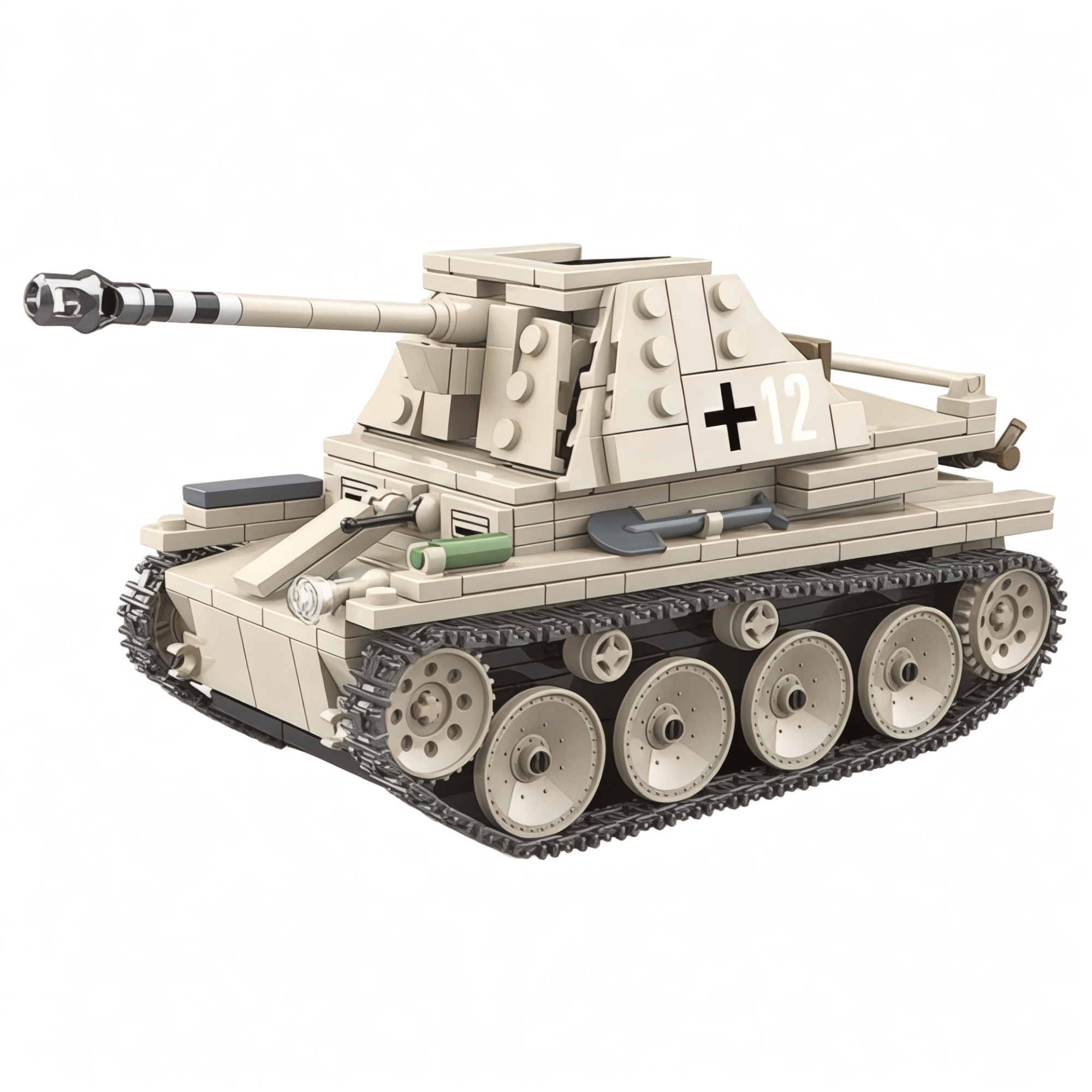 German Marder III Tank Destroyer SD.KFZ.138 Building Blocks Set | General Jim's Toys & Bricks | GJ-GTD
