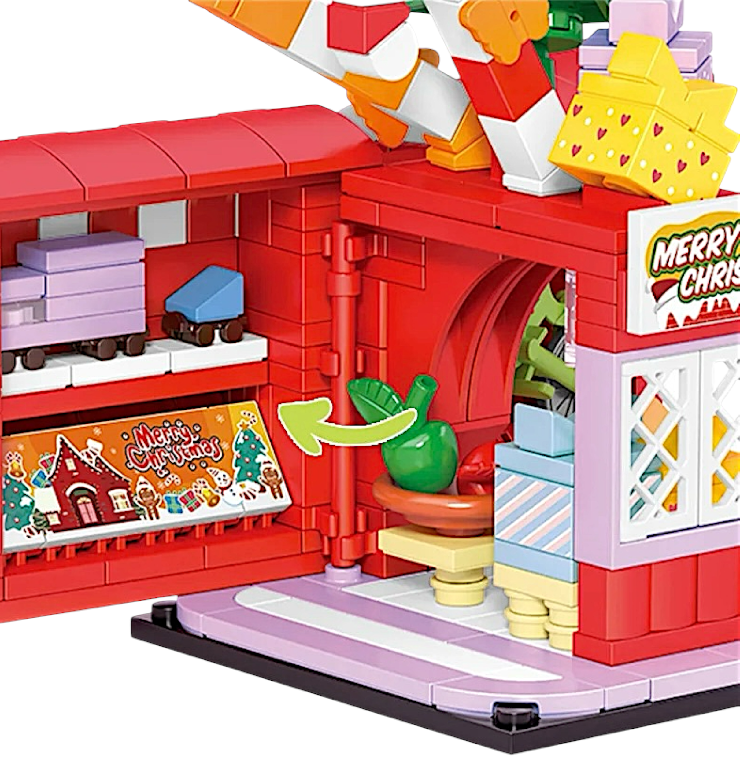 Christmas Toy Shop Building Brick Set | General Jim's Toys & Bricks | GJ-CA