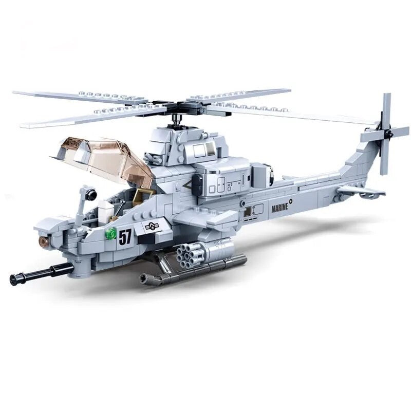 AH-1Z Viper Attack Helicopter Building Blocks Set | General Jim's Toys & Bricks | GJ-GAH
