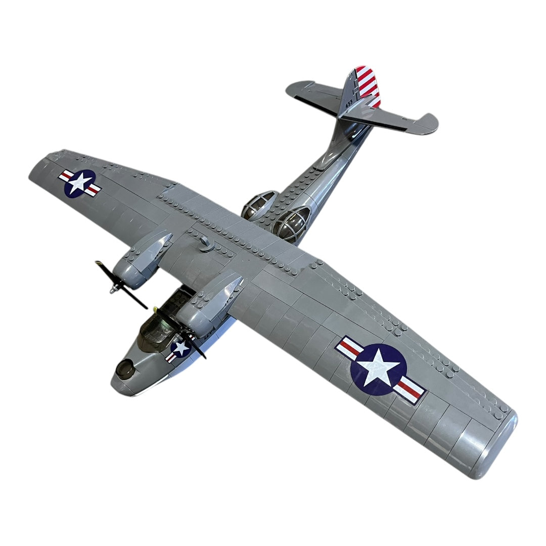 WWII PBY Catalina Aircraft Seaplane Building Blocks Set | General Jim’s Toys & Bricks | GJ-PBY5A