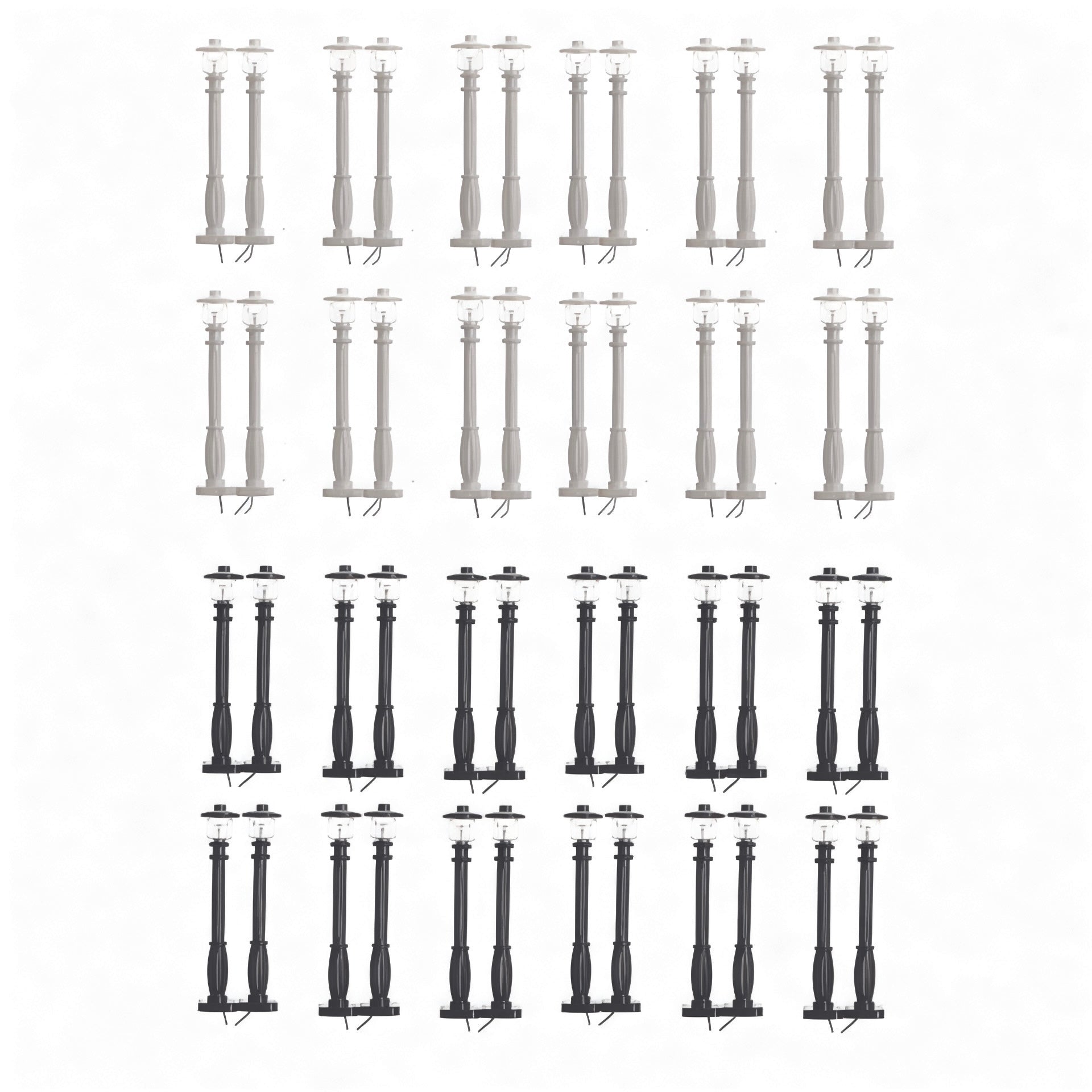 Lighted Street Lamp Posts – LED Accessory Set | General Jim's Toys & Bricks |