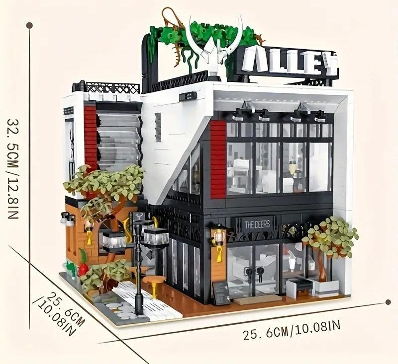 Deers Bubble Tea Café with LED Light Kit Building Blocks Set | General Jim's Toys & Bricks | GJ-DBTC