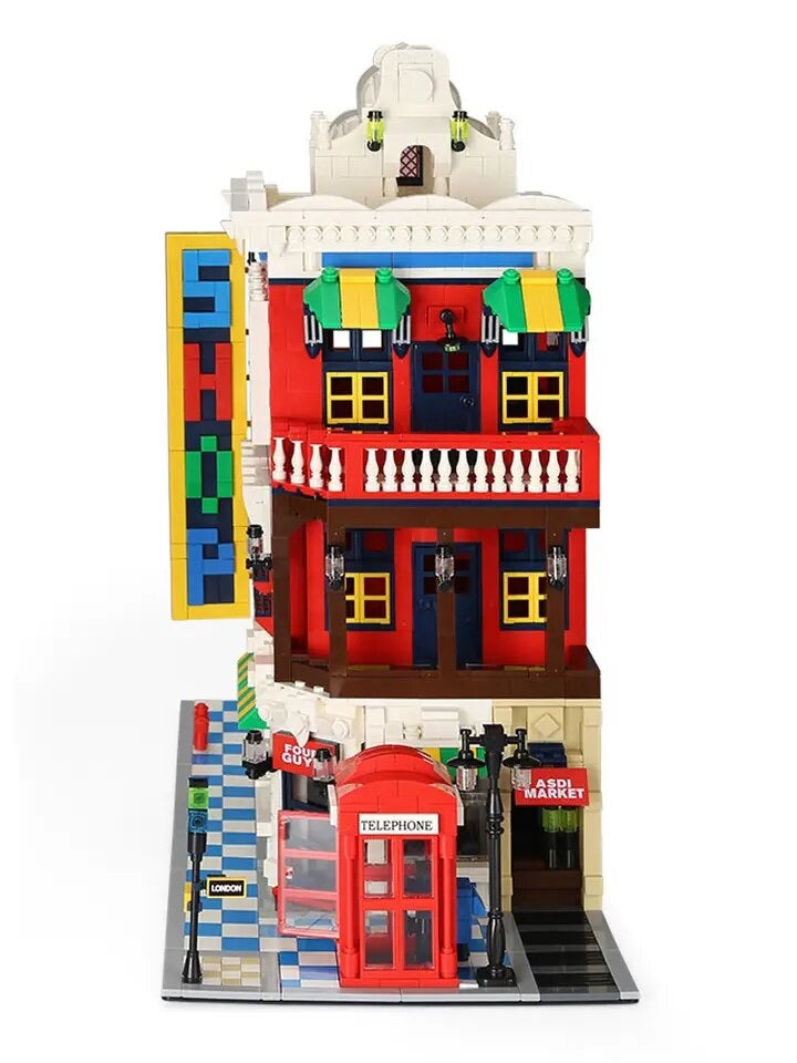 City Corner Shop & Market Building Block Set | General Jim's Toys & Bricks | GJ-CSB