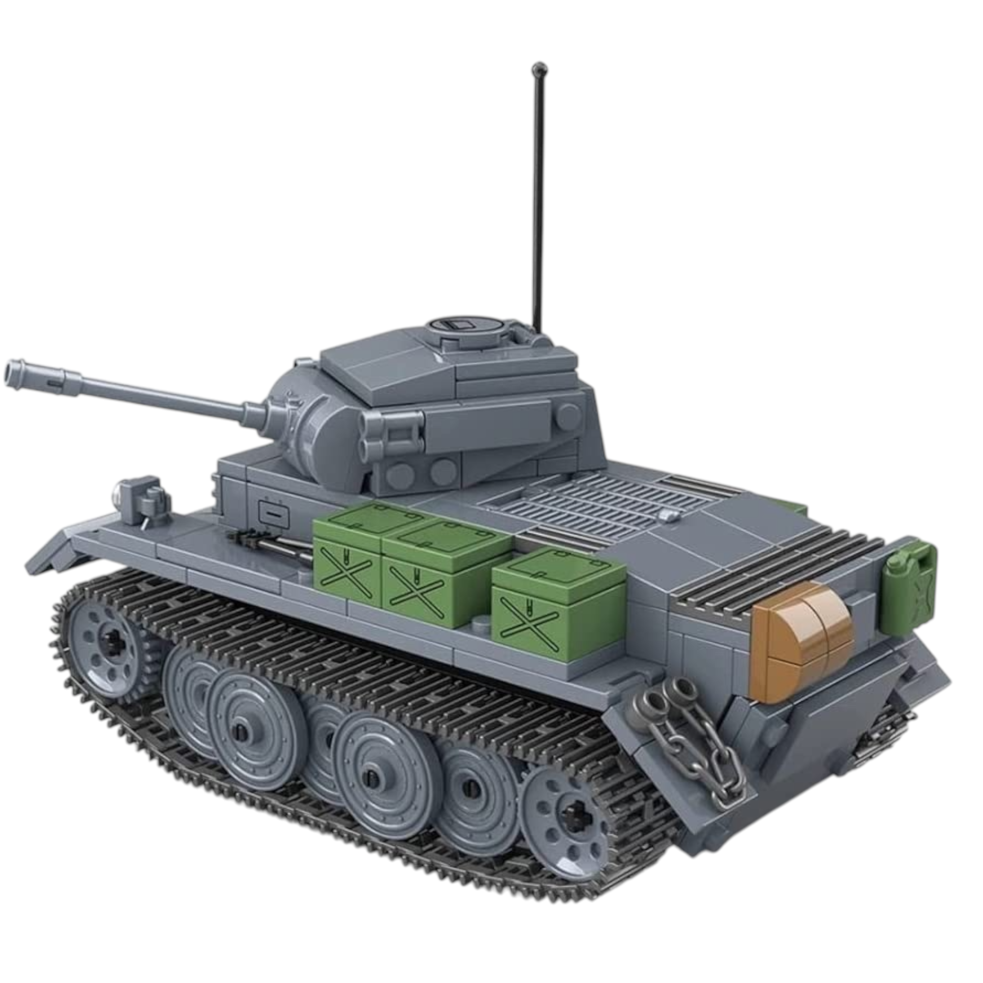 WWII Panzer II AUSF. L "Luchs" Light Tank Building Blocks Set | General Jim’s Toys & Bricks | GJ-LUCHS