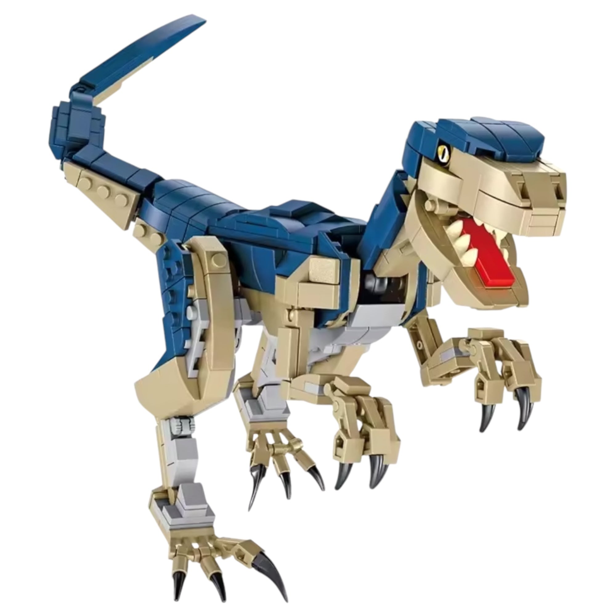 Velociraptor Dinosaur & Fossil 2-in-1 Building Blocks Set | General Jim's Toys & Bricks | GJ-VELO