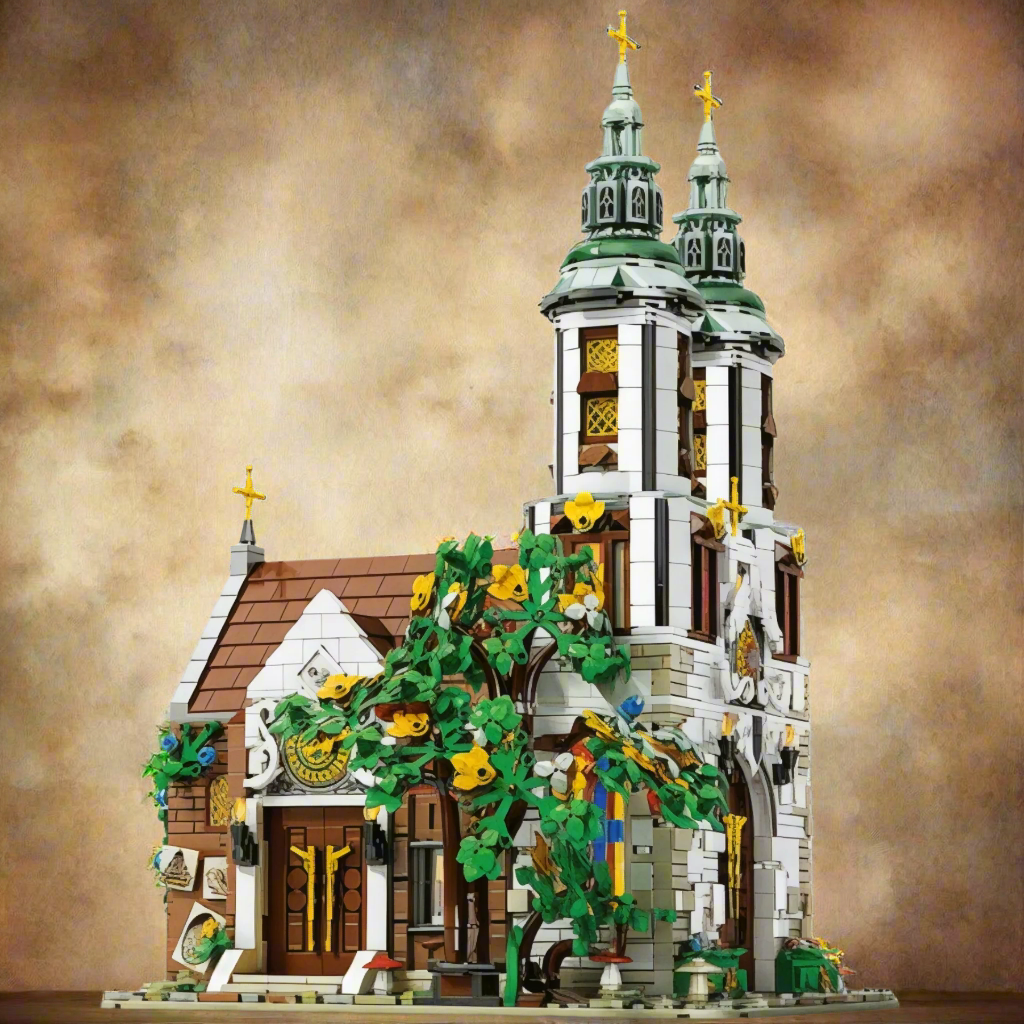 St. Andrew’s Church Building Block Set | General Jim's Toys & Bricks | GJ-SAC