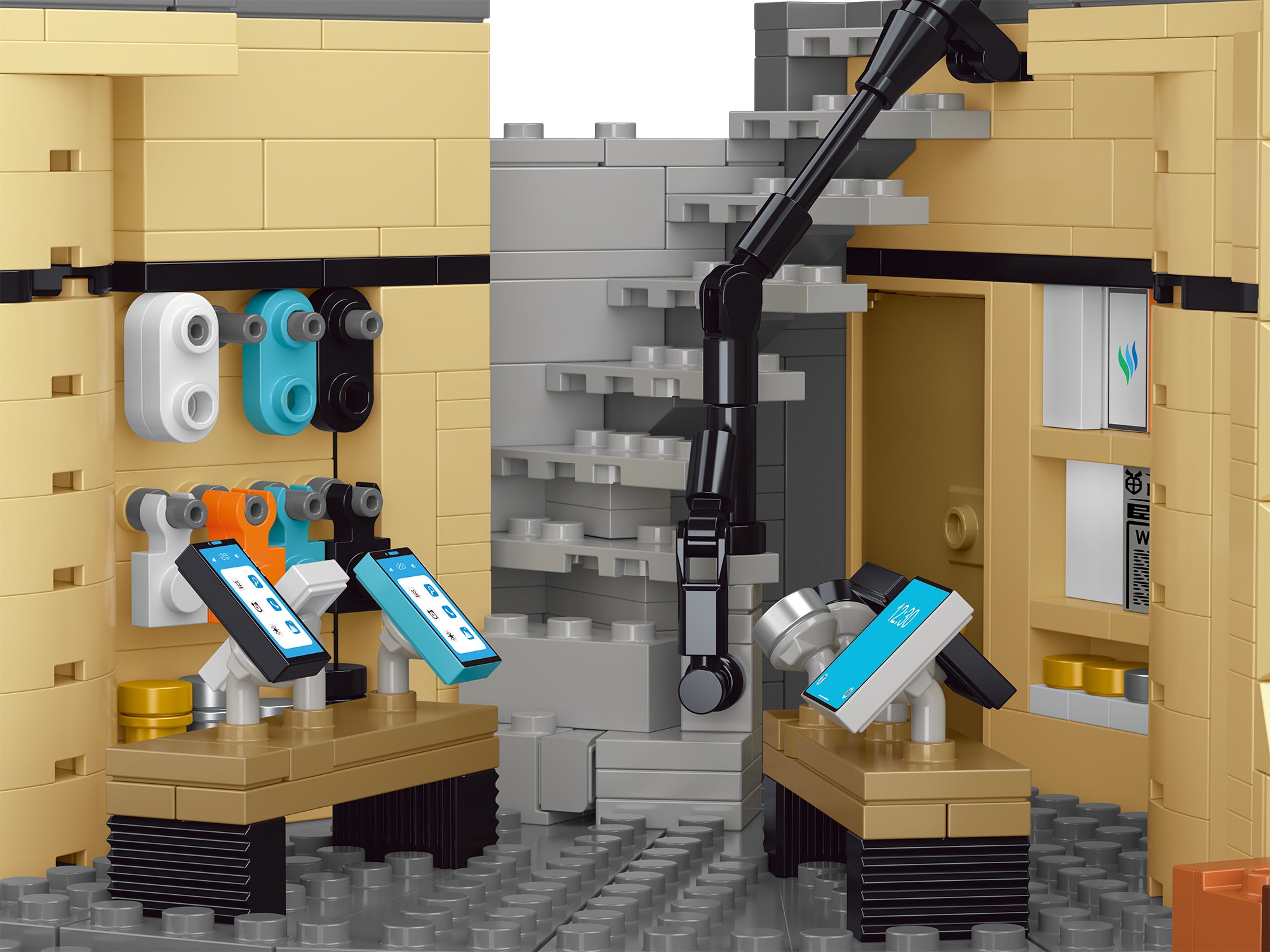 Corner Department Store Building Blocks Set | 3,231 Pieces | GJ-CDS