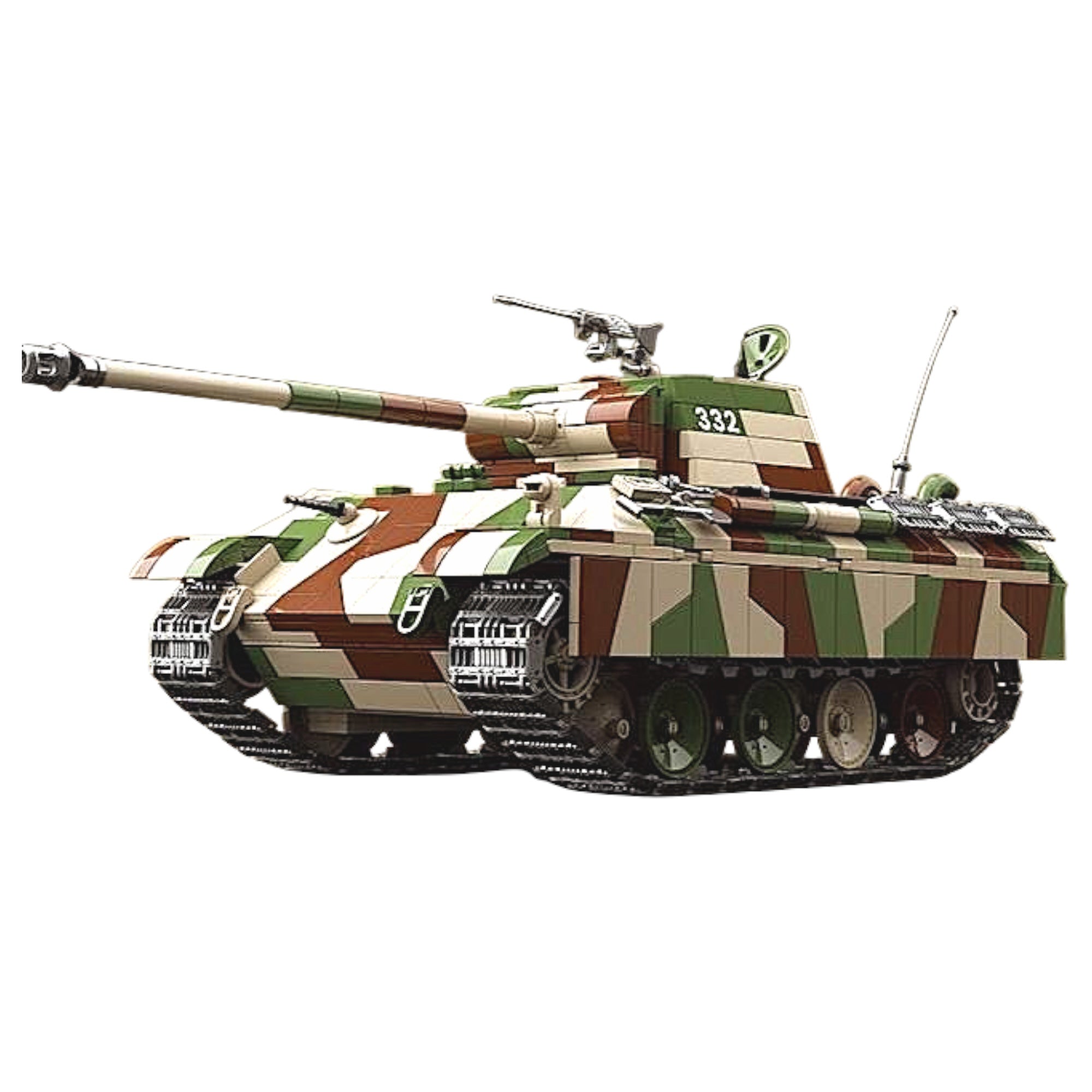 Panzerkampfwagen V 332 Panther Tank Building Blocks Set | AUSF.G SD.KFZ.171 332 | General Jim's Toys & Bricks | GJ-GPV332