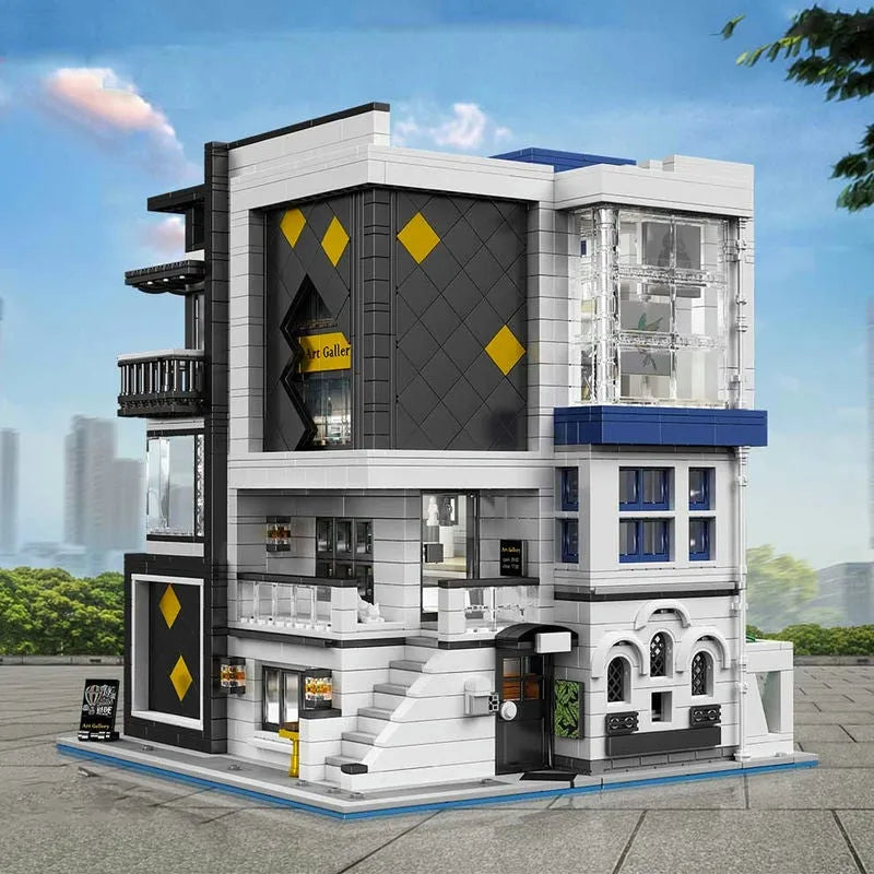 Modular Art Gallery Building Blocks Set | General Jim's Toys & Bricks | GJ-AG
