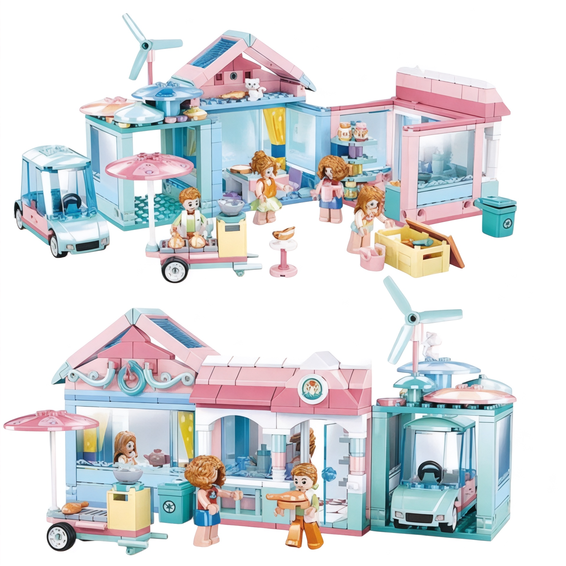 Our New House City Building Blocks Set | General Jim's Toys & Bricks | GJ-ONH
