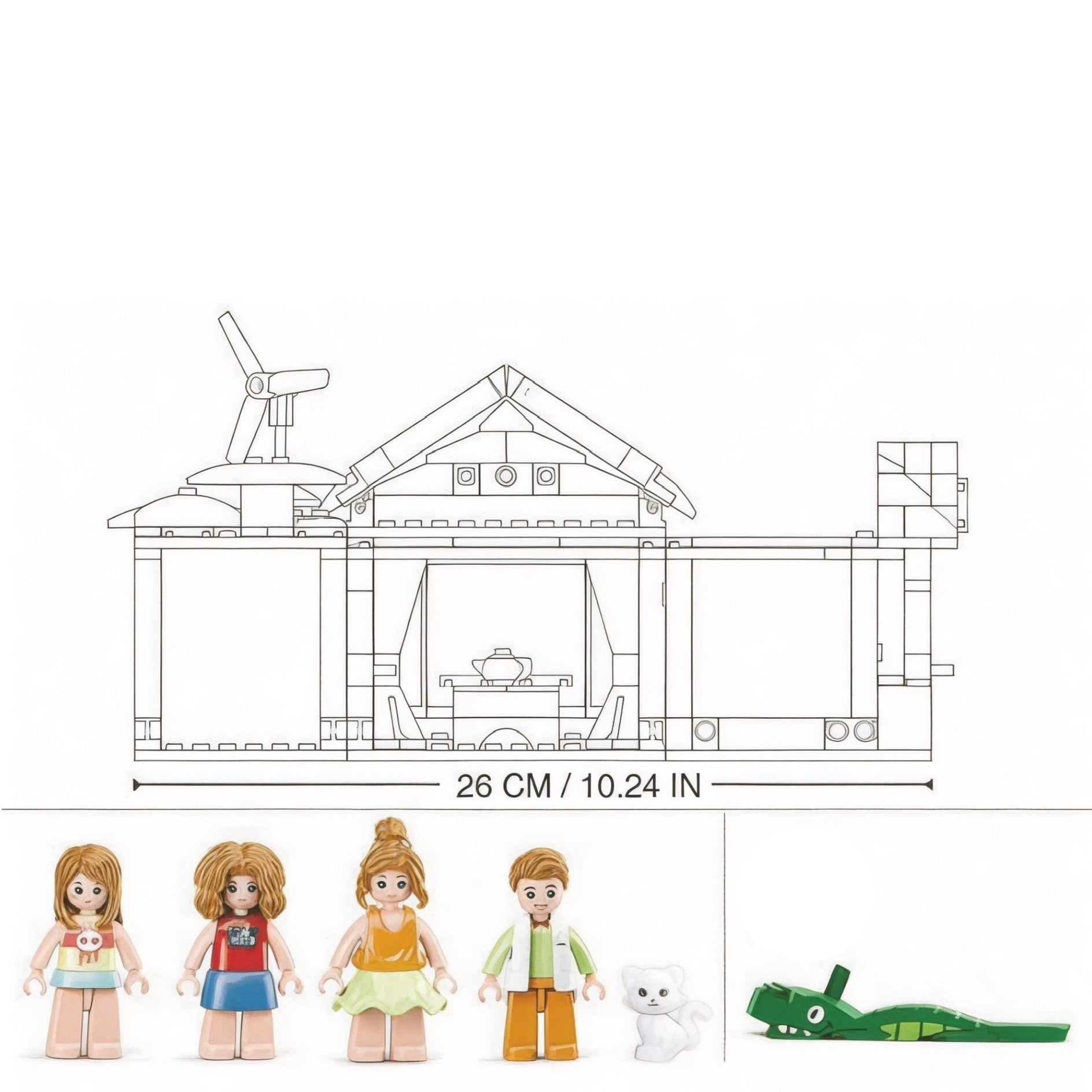 Our New House City Building Blocks Set | General Jim's Toys & Bricks | GJ-ONH