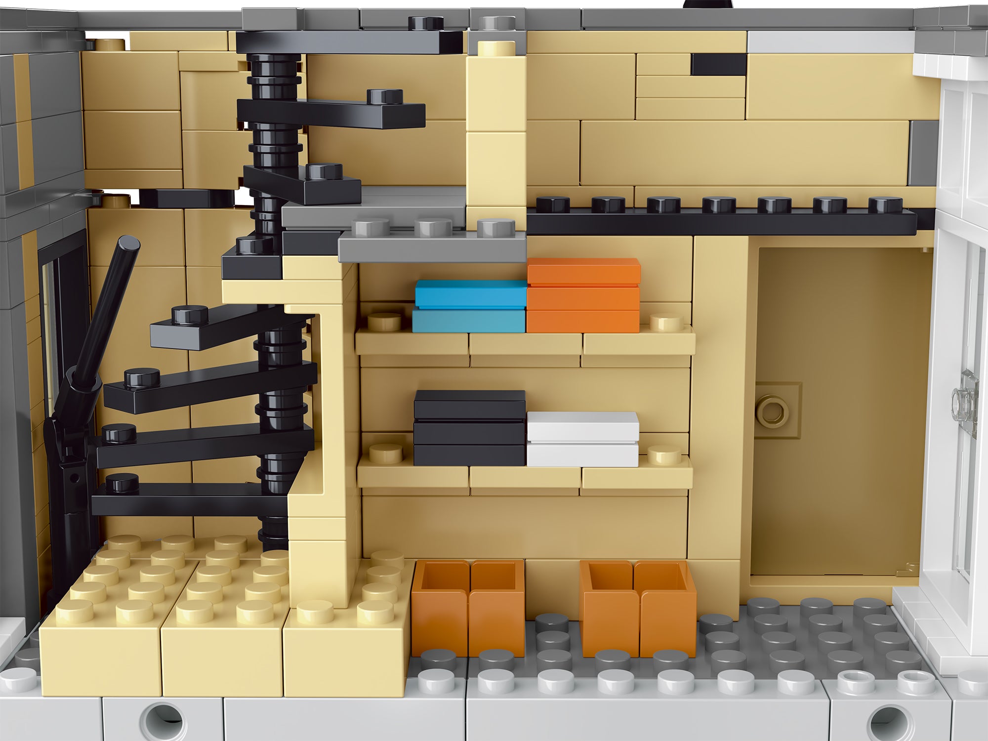 Corner Department Store Building Blocks Set | 3,231 Pieces | GJ-CDS