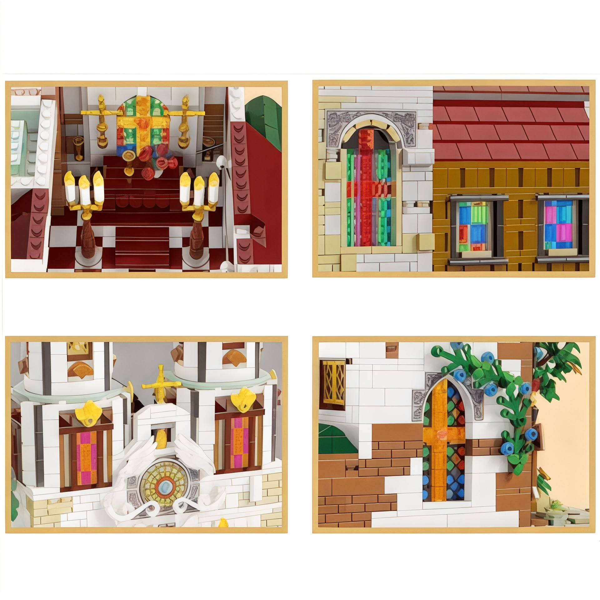 St. Andrew’s Church Building Block Set | General Jim's Toys & Bricks | GJ-SAC