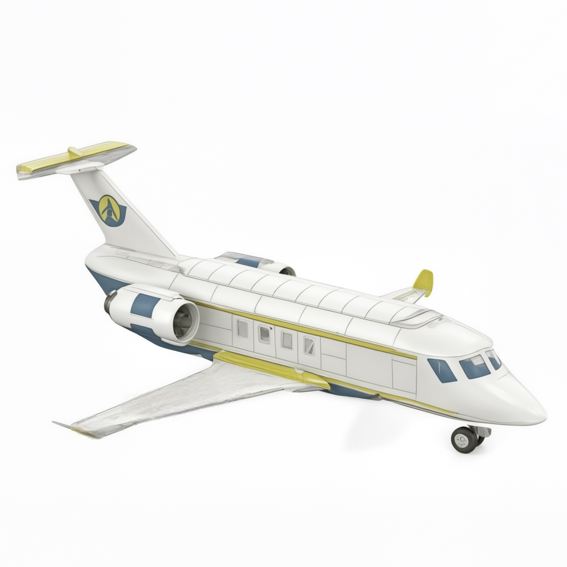 VIP Passenger Airplane & Taxi Building Blocks Set | General Jim's Toys & Bricks | GJ-WBA