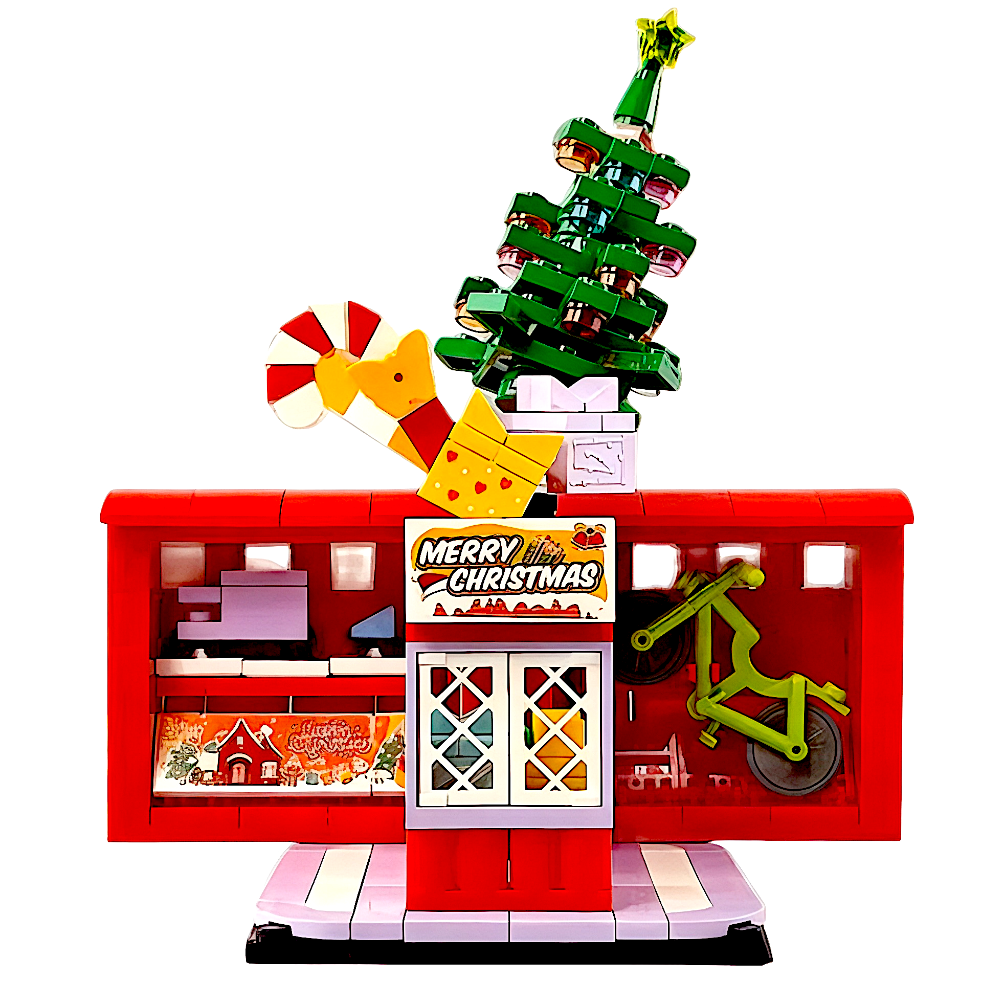 Christmas Toy Shop Building Brick Set | General Jim's Toys & Bricks | GJ-CA