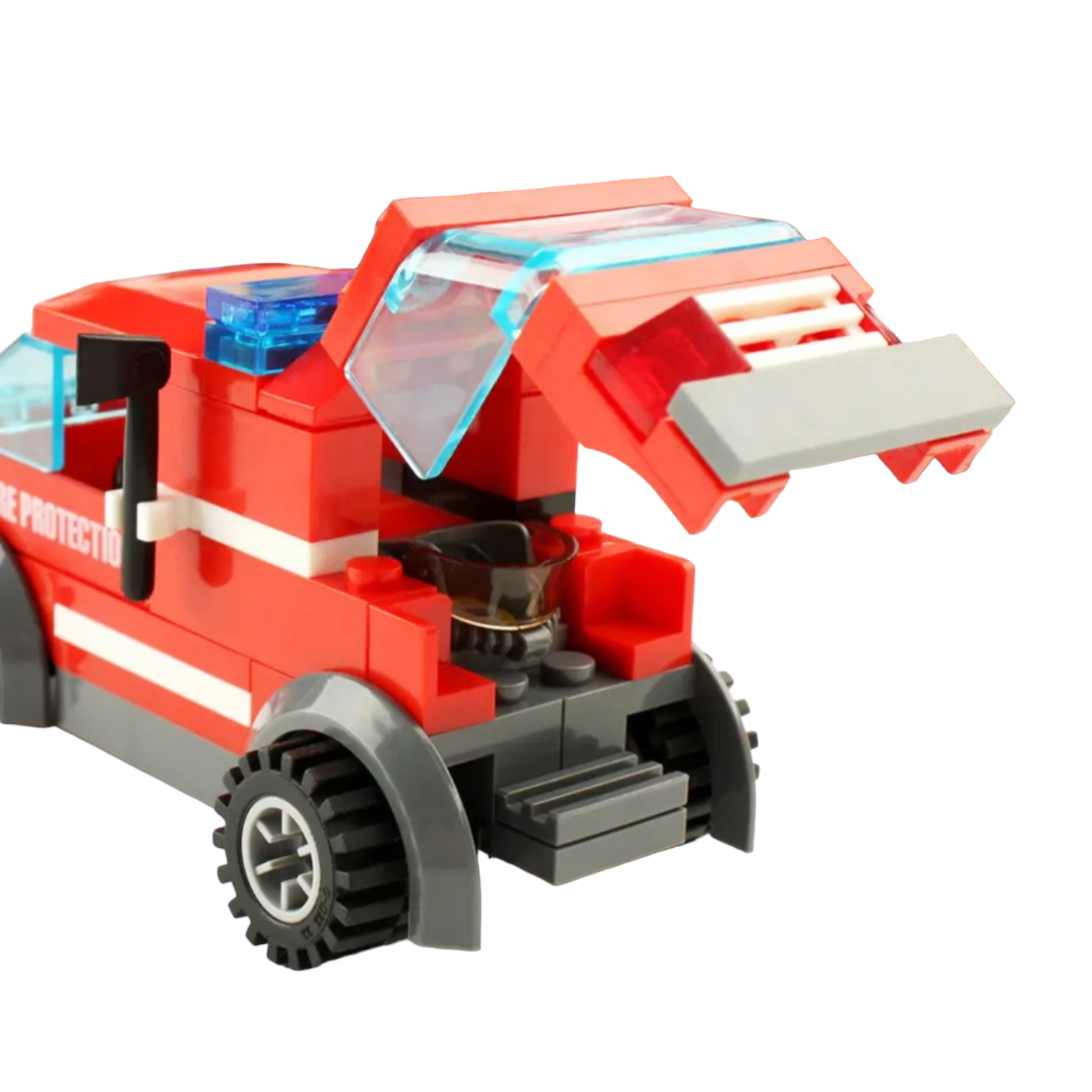 General Jim’s Multi-Vehicle Fire Station Building Block Set |General Jim's Toys & Bricks | GJ-FSWV
