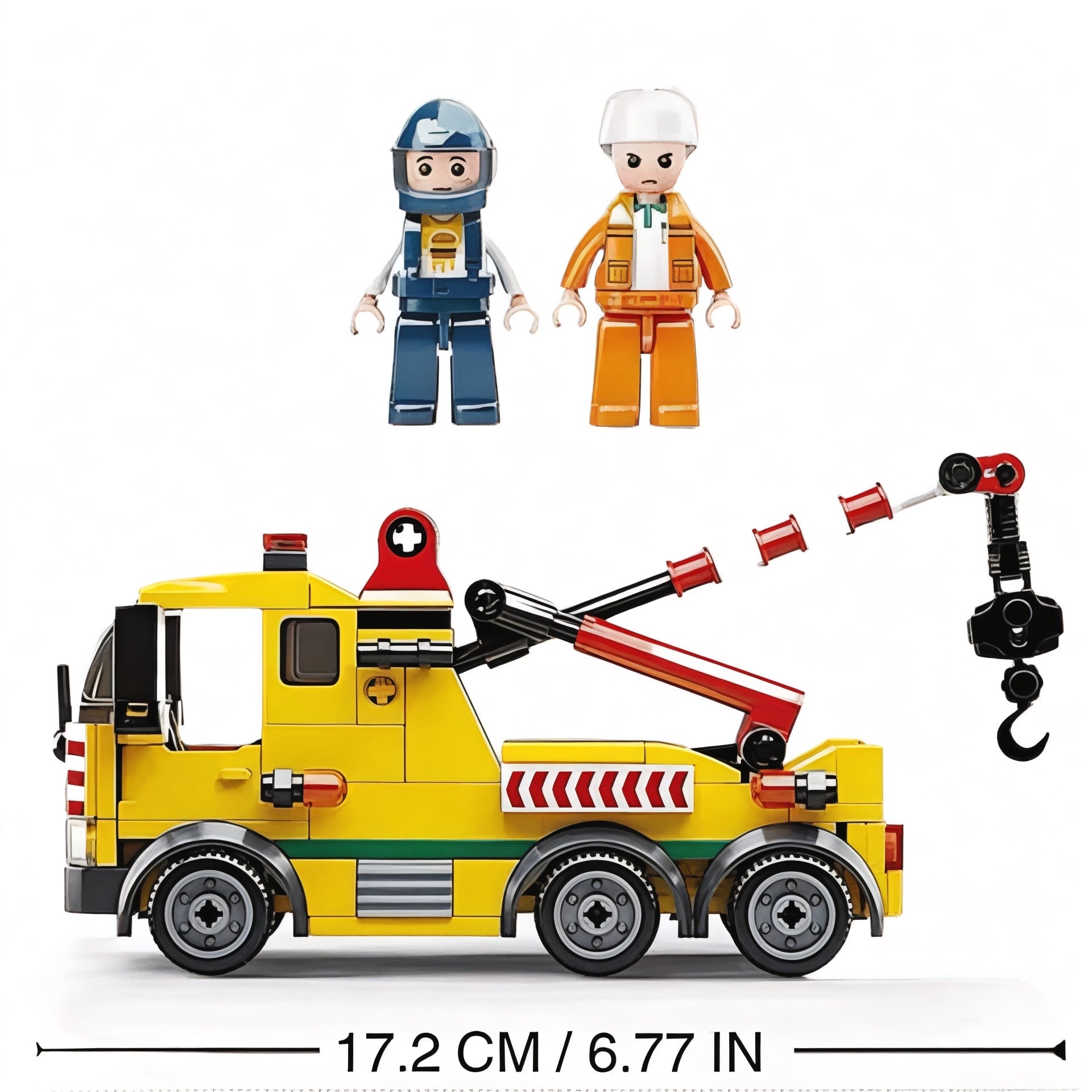 Large Tow Truck Building Blocks Set | General Jim's Toys & Bricks | GJ-LTT