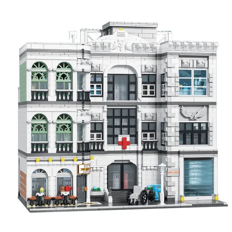 Modular Hospital Building Block Set | General Jim's Toys & Bricks | GJ-CH