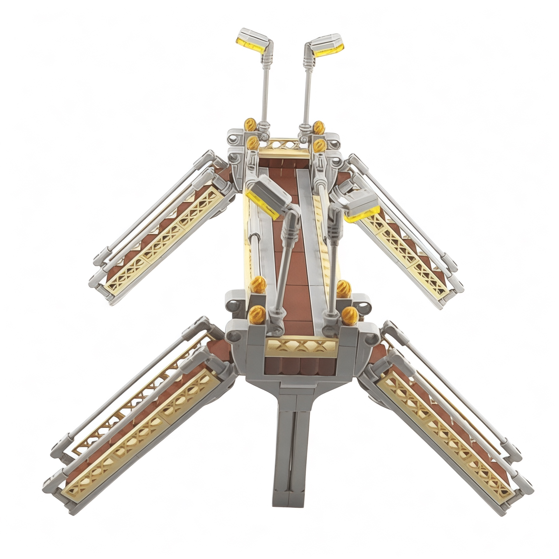 Pedestrian Street Walkway Building Bricks Set | General Jim's Toys | GJ-PWW