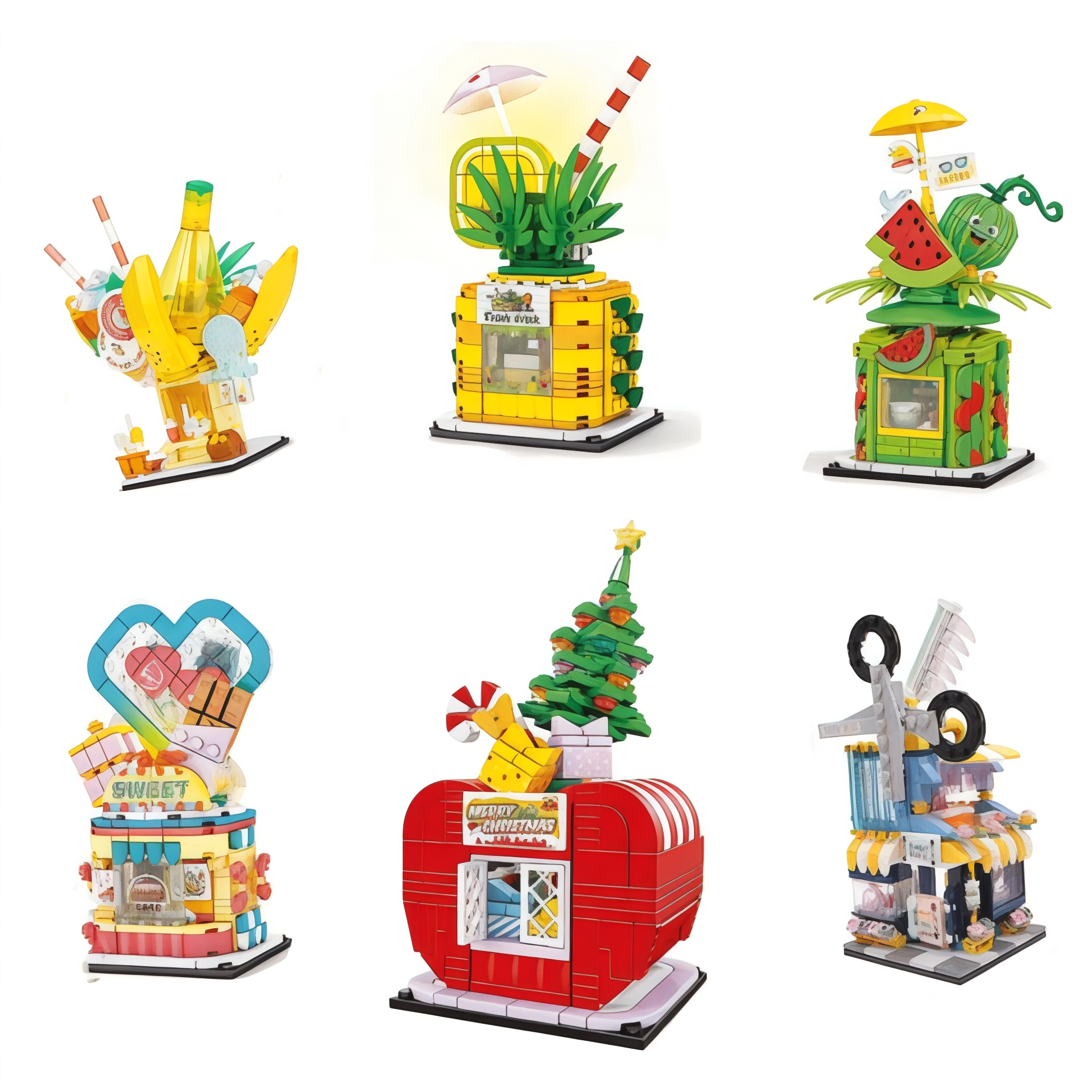 Christmas Toy Shop Building Brick Set | General Jim's Toys & Bricks | GJ-CA