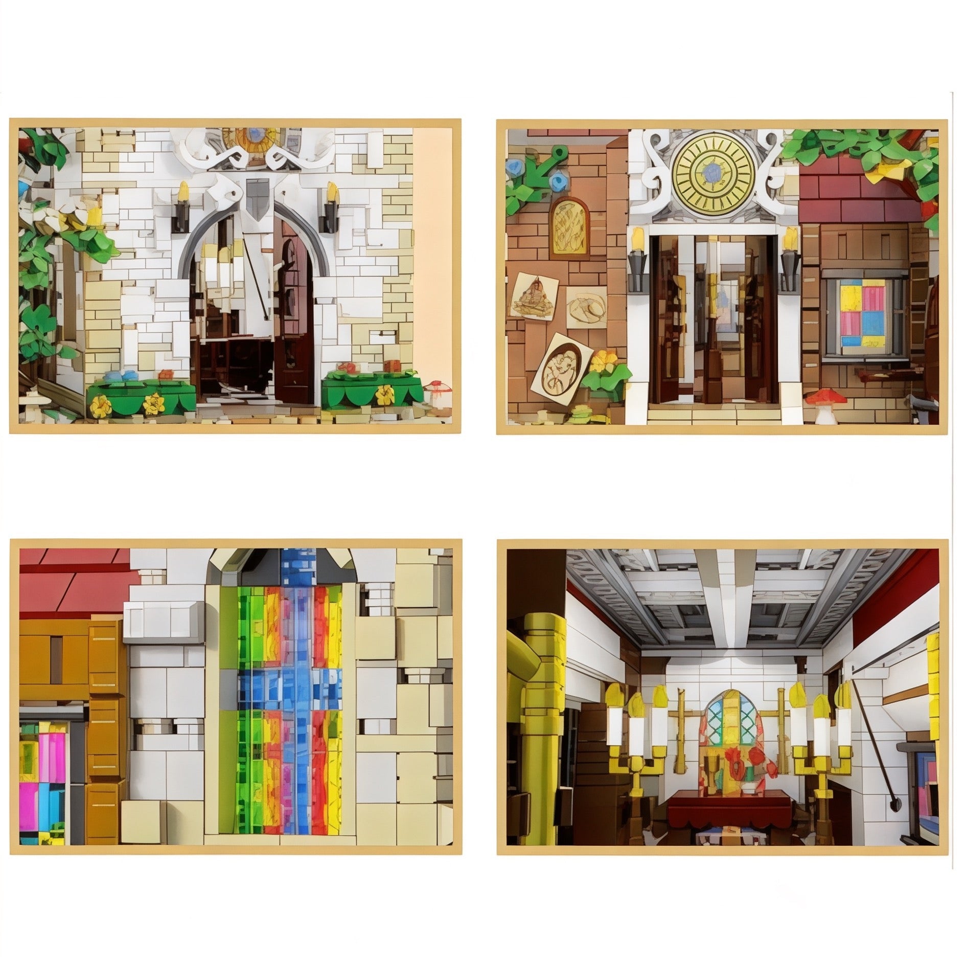 St. Andrew’s Church Building Block Set | General Jim's Toys & Bricks | GJ-SAC