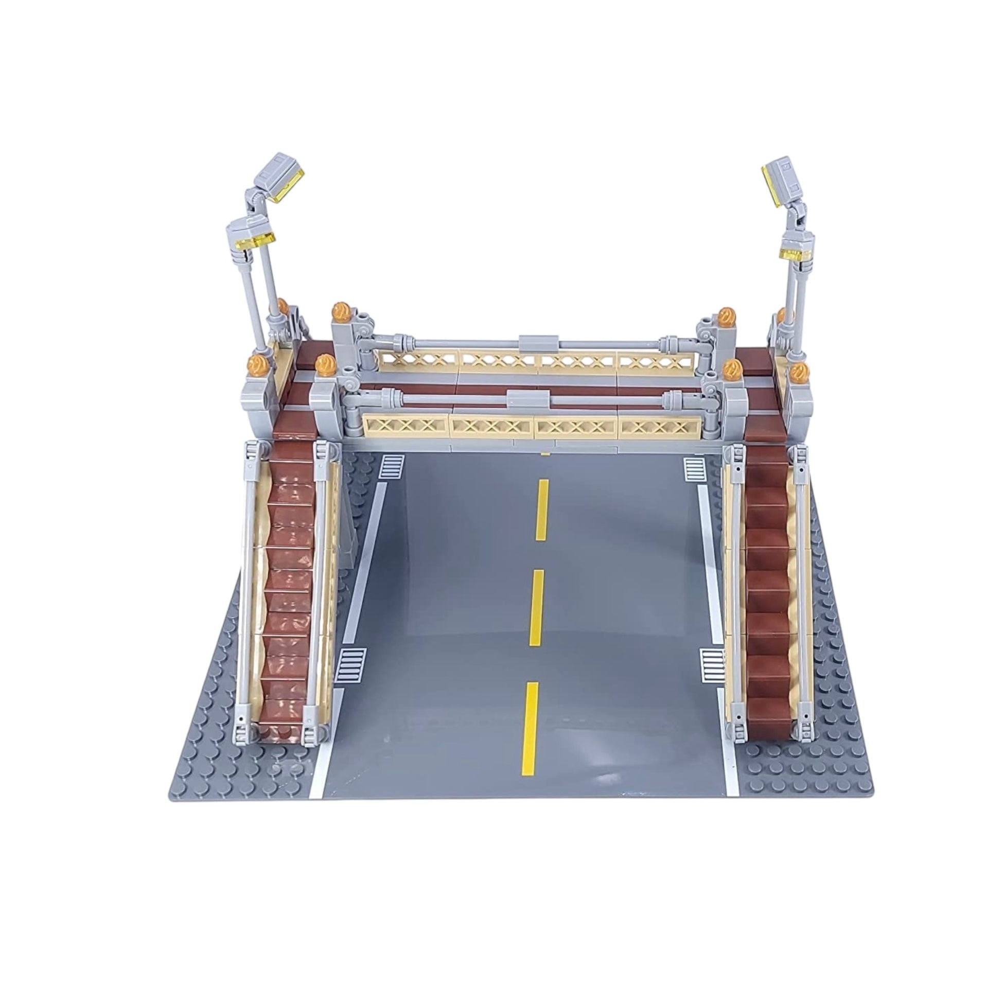 Pedestrian Street Walkway Building Bricks Set | General Jim's Toys | GJ-PWW