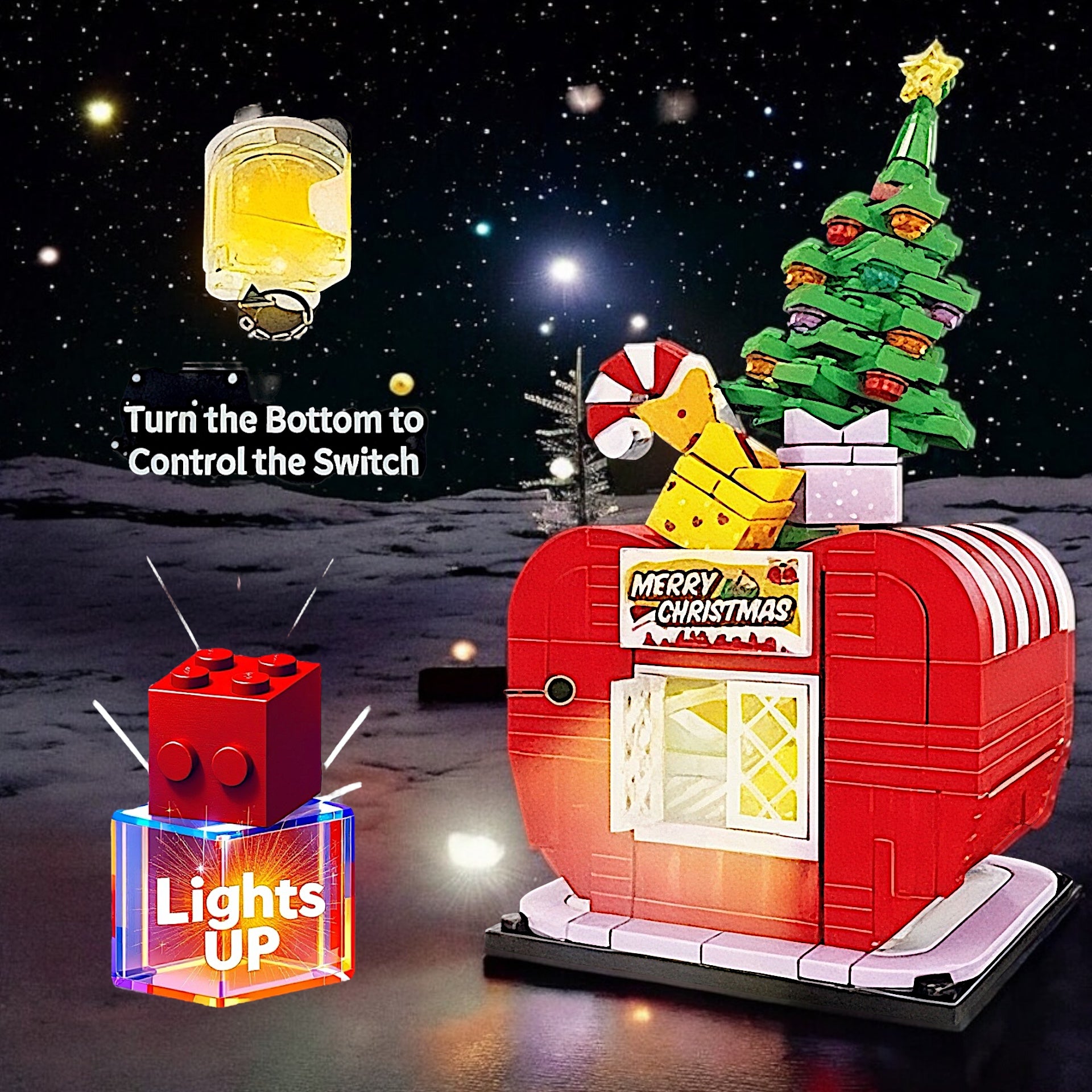 Christmas Toy Shop Building Brick Set | General Jim's Toys & Bricks | GJ-CA