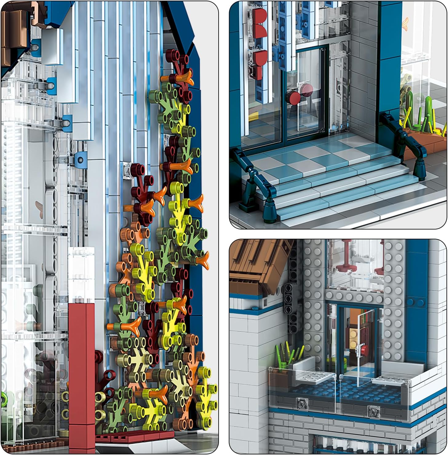 Modern Library Building Blocks Set | General Jim's Toys & Bricks | GJ-ML