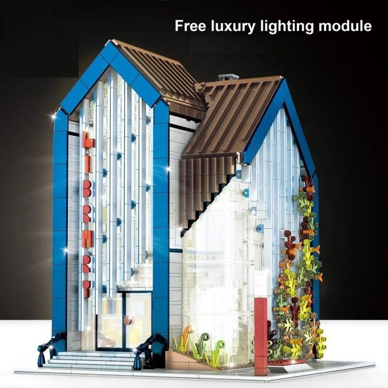 Modern Library Building Blocks Set | General Jim's Toys & Bricks | GJ-ML