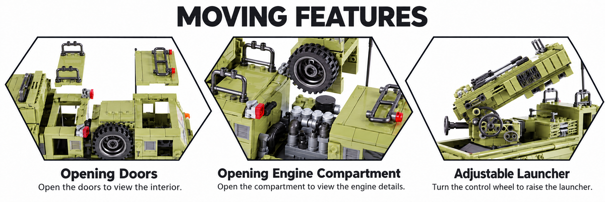 Scorpio Heavy Building Blocks Set | General Jim's Toys & Bricks | GJ-SHT