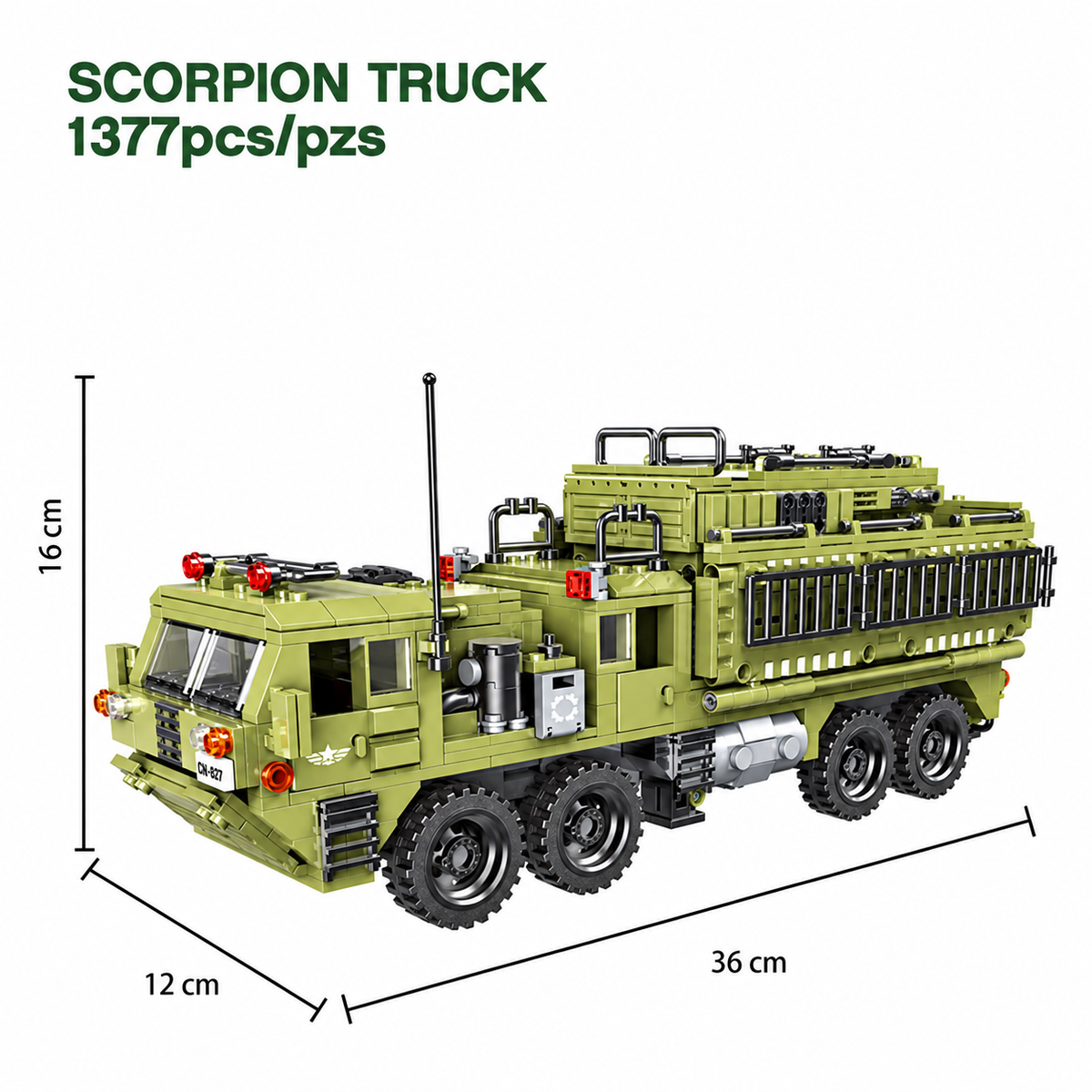Scorpio Heavy Building Blocks Set | General Jim's Toys & Bricks | GJ-SHT