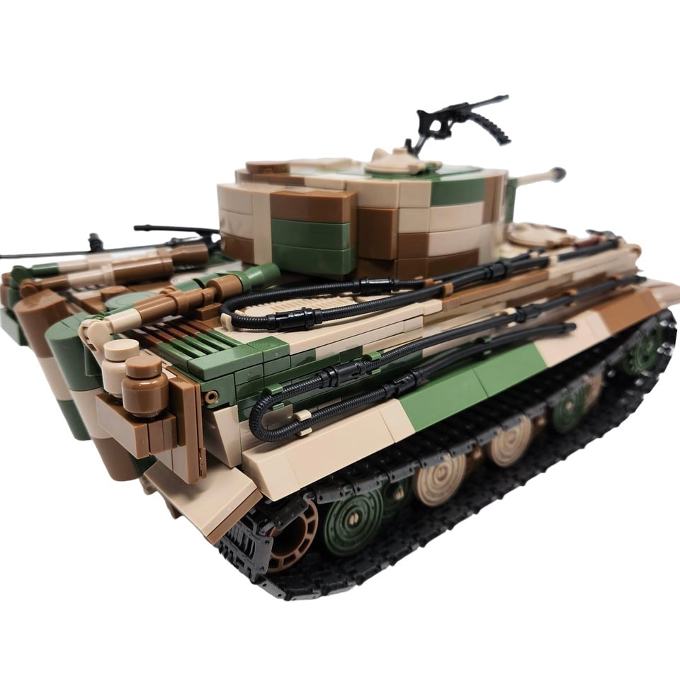 WWII Tiger I Heavy Tank Building Blocks Set | General Jim's Toys & Bricks | GJ-T1HT