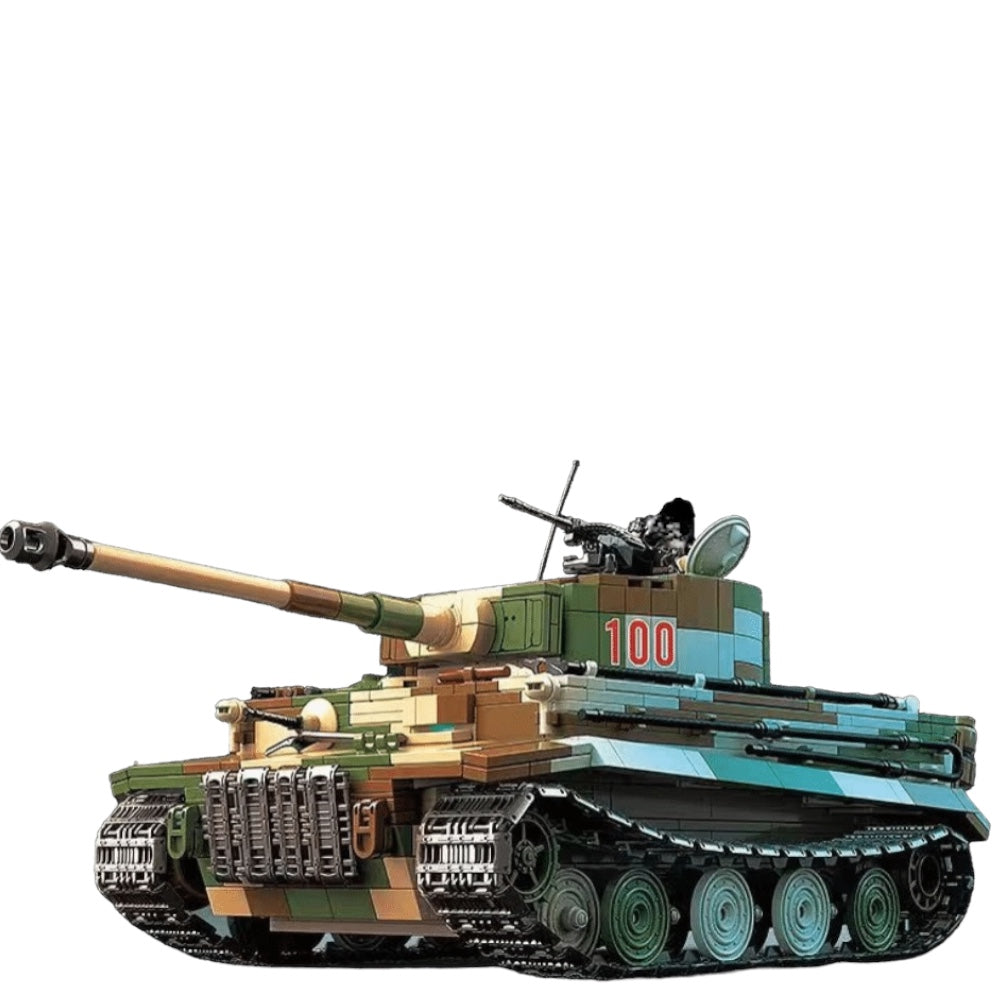 WWII Tiger I Heavy Tank Building Blocks Set | General Jim's Toys & Bricks | GJ-T1HT