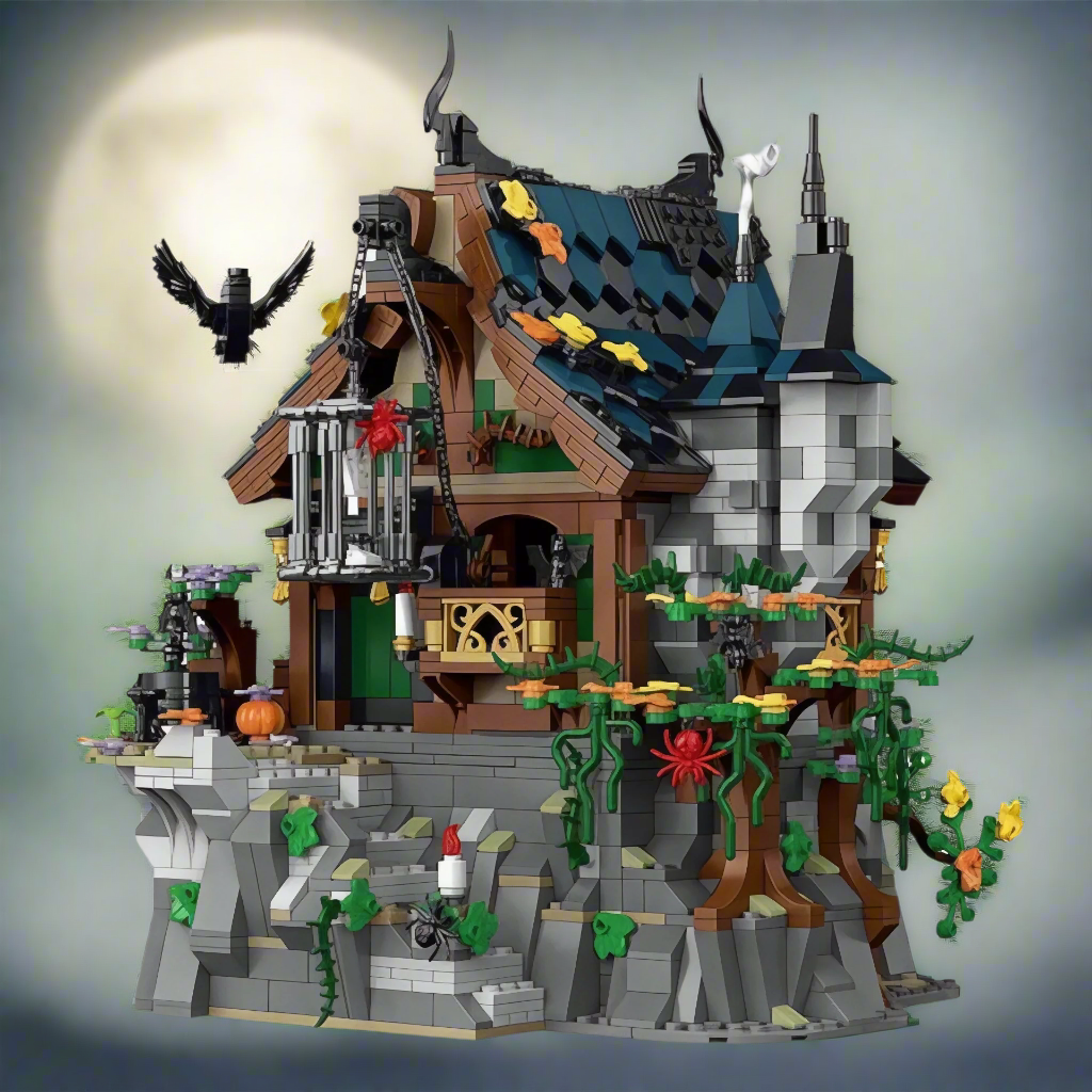 The Witch House Modular Building Block Set | General Jim's Toys & Bricks | GJ-TWH