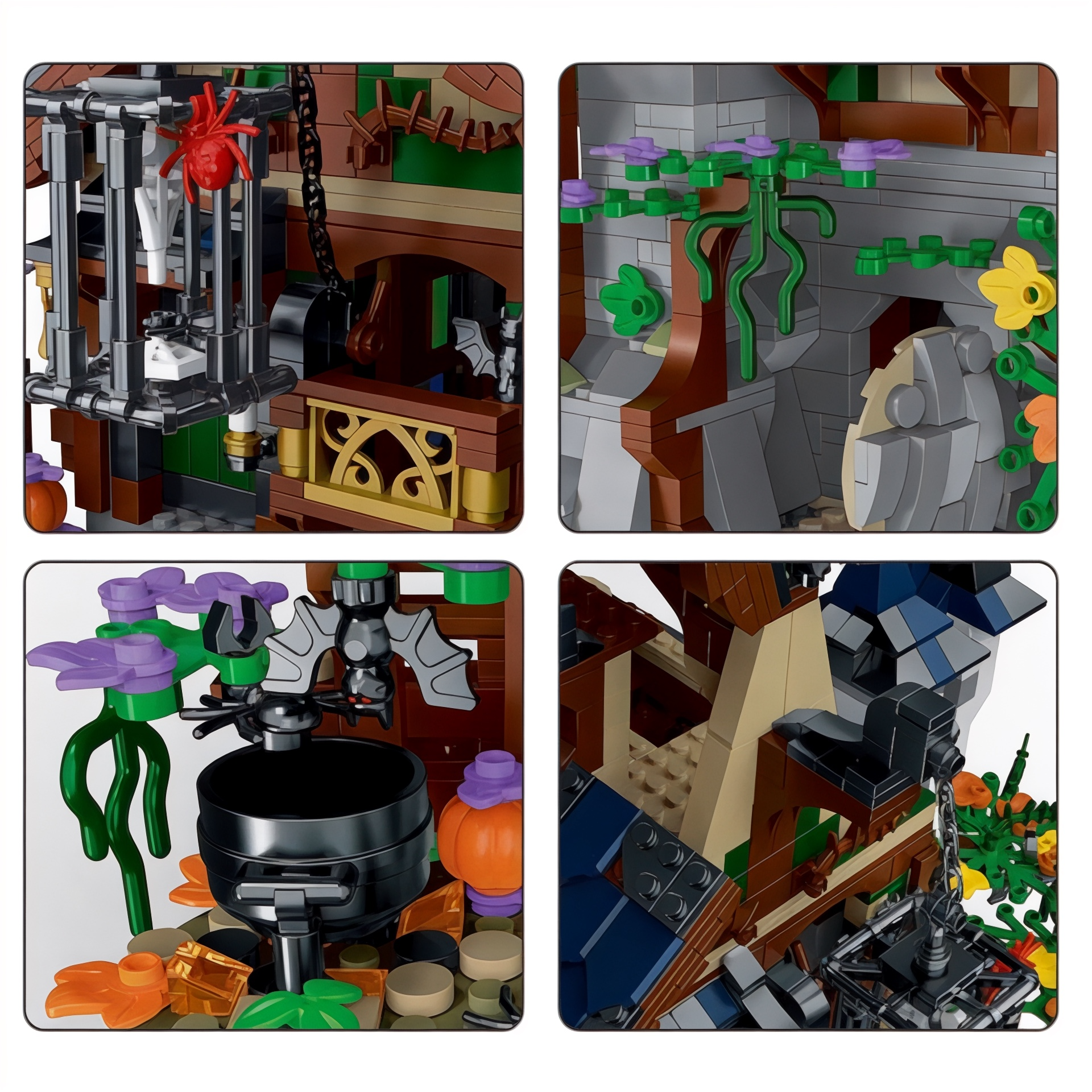 The Witch House Modular Building Block Set | General Jim's Toys & Bricks | GJ-TWH