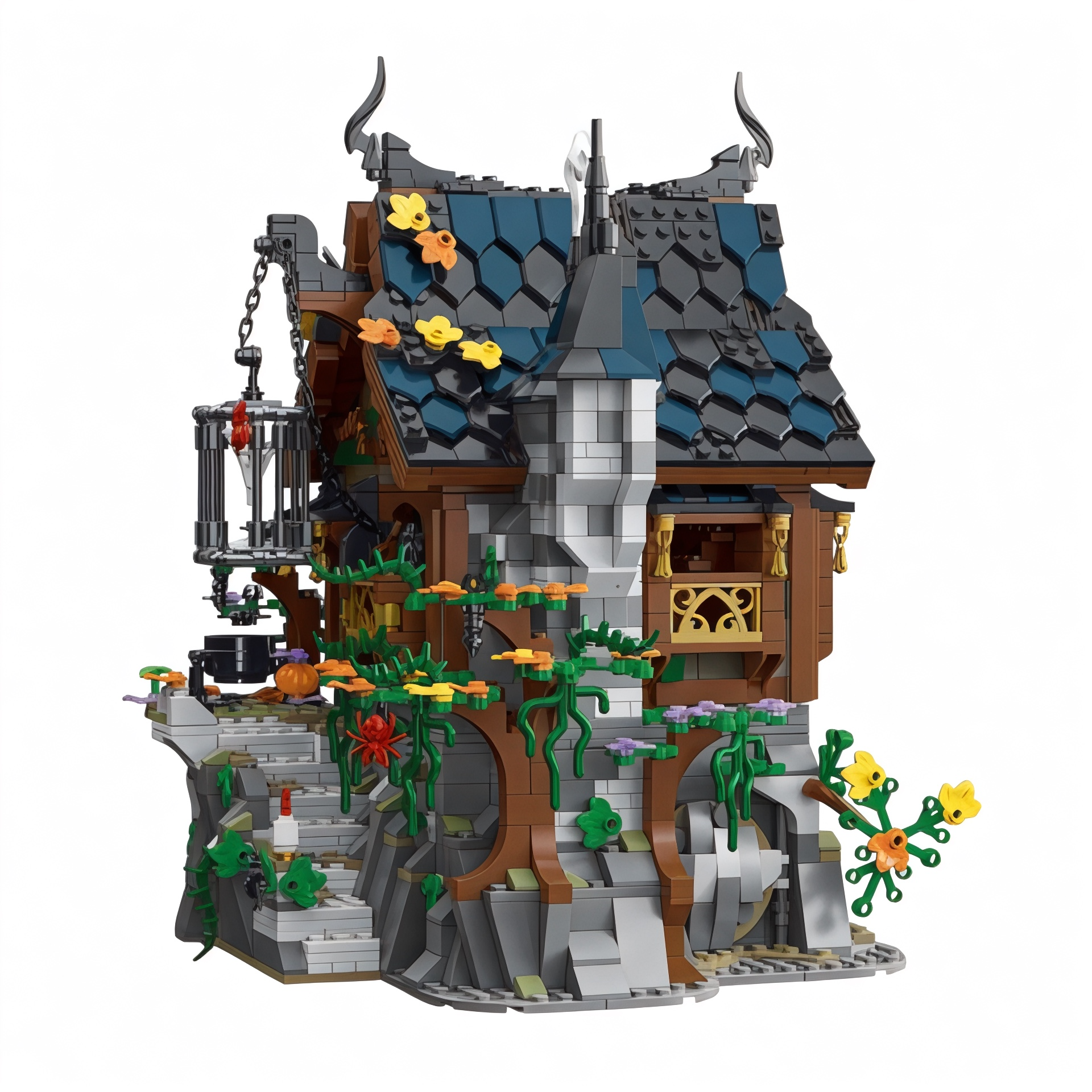 The Witch House Modular Building Block Set | General Jim's Toys & Bricks | GJ-TWH